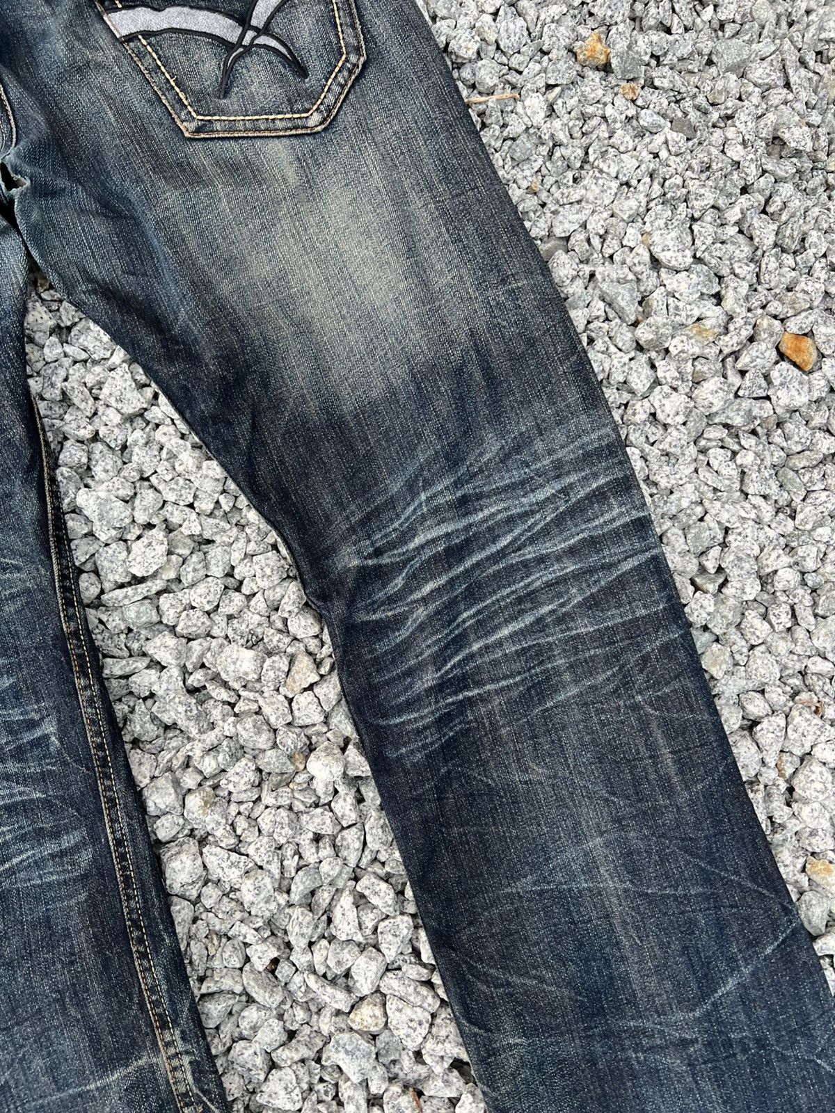 If Six Was Nine Japanese Brand Oririn Claw Jean Size US 35 - 17 Thumbnail