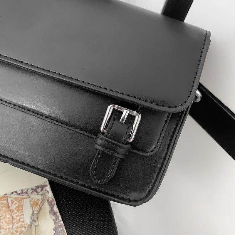 Vintage Casual Retro PU Leather Crossbody Shoulder Bag Size ONE SIZE - 7 Thumbnail