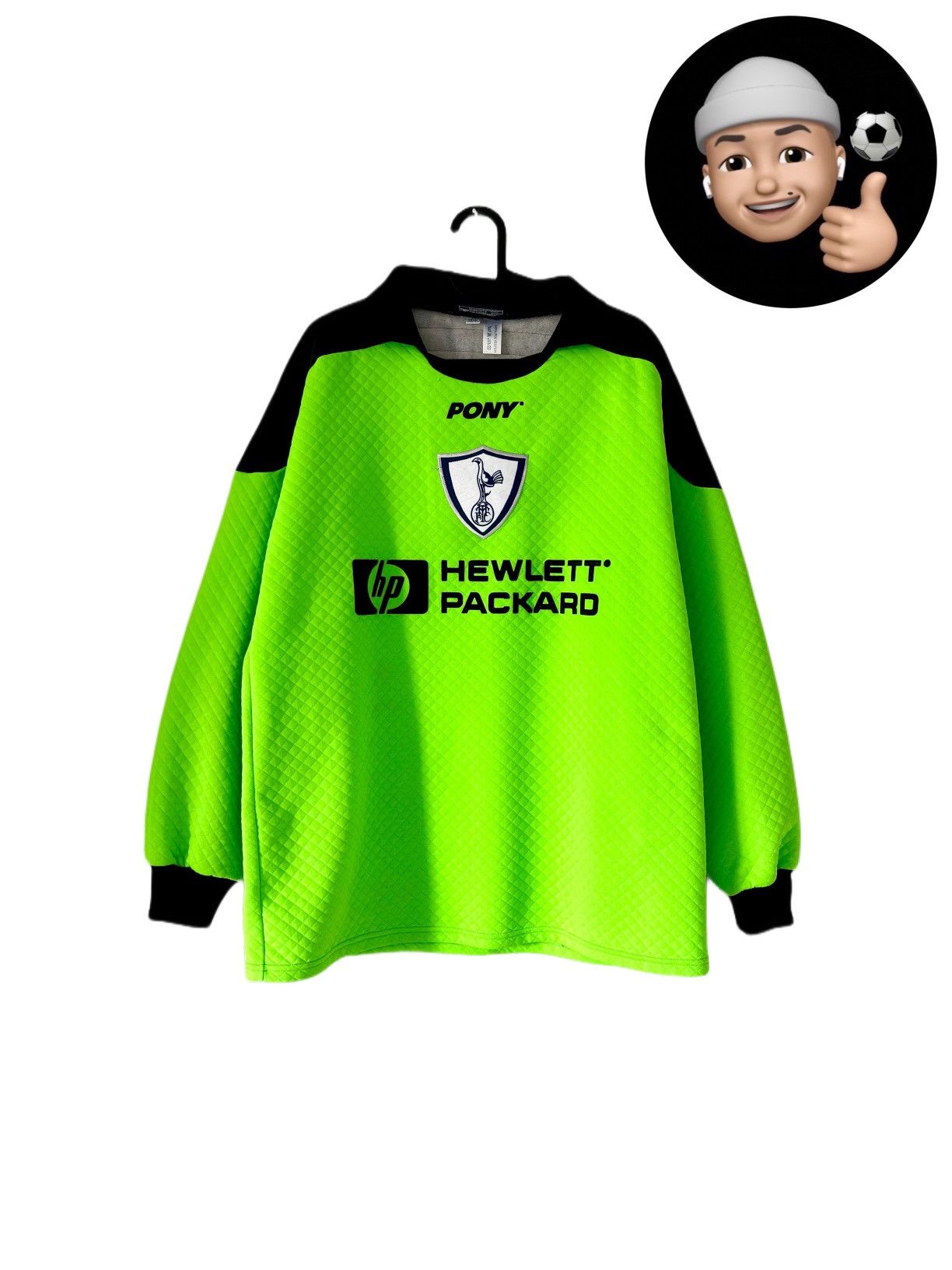 PONY × Vintage 1995 1997 Tottenham Hotspur Pony Vintage Soccer Jersey Long Size US M / EU 48-50 / 2 - 1 Thumbnail