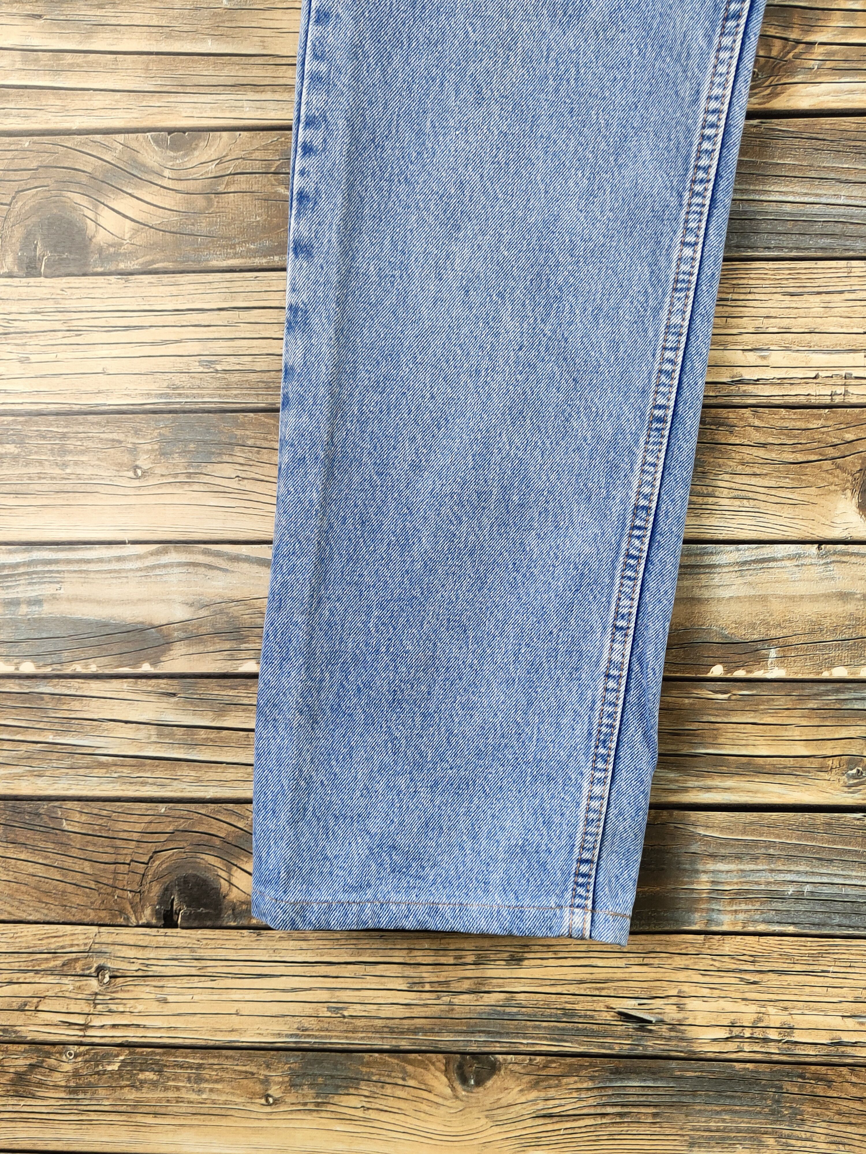 Levi's 607 Levi's Orange tab Blue Distressed Ripped Jeans #S2827 Size US 32 / EU 48 - 4 Thumbnail
