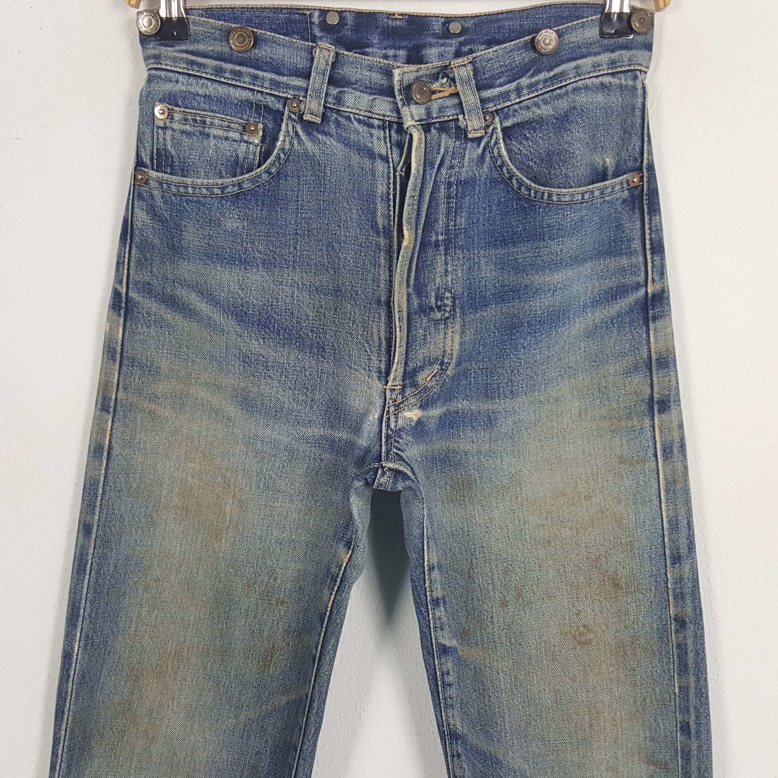 Japanese Brand × Vintage Vintage Evisu Japan Selvedge Daicock Custom Art Denim Jeans Size US 26 / EU 42 - 5 Thumbnail