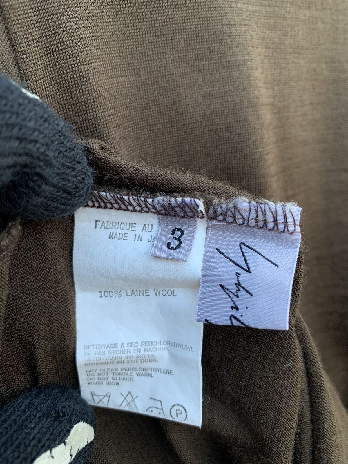 Yohji Yamamoto Vintage Yohji Yamamoto Long Sleeve Tshirts Size US M / EU 48-50 / 2 - 9 Thumbnail