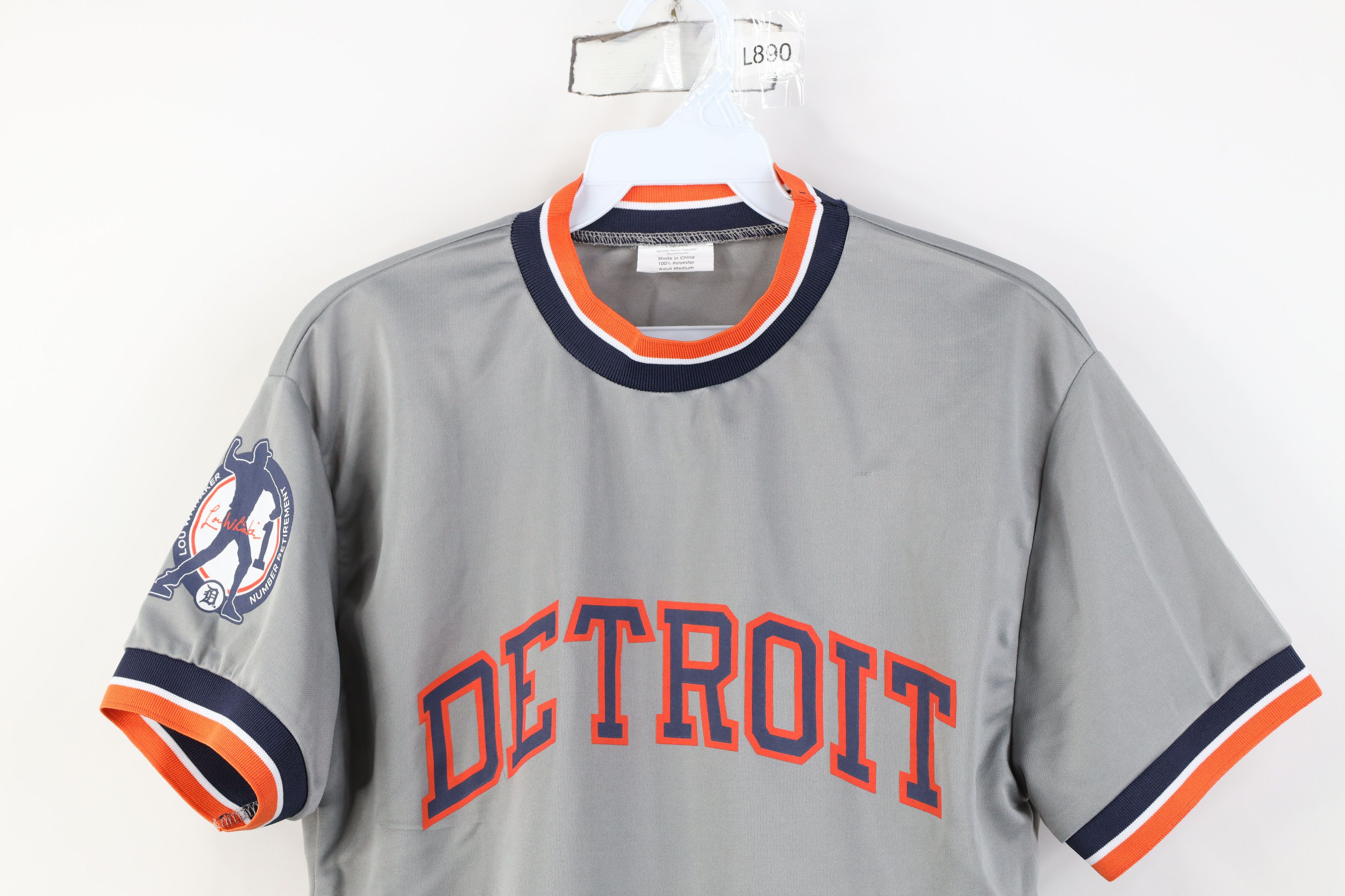 Vintage Retro SGA Lou Whitaker Detroit Tigers Baseball Jersey Size US M / EU 48-50 / 2 - 2 Thumbnail