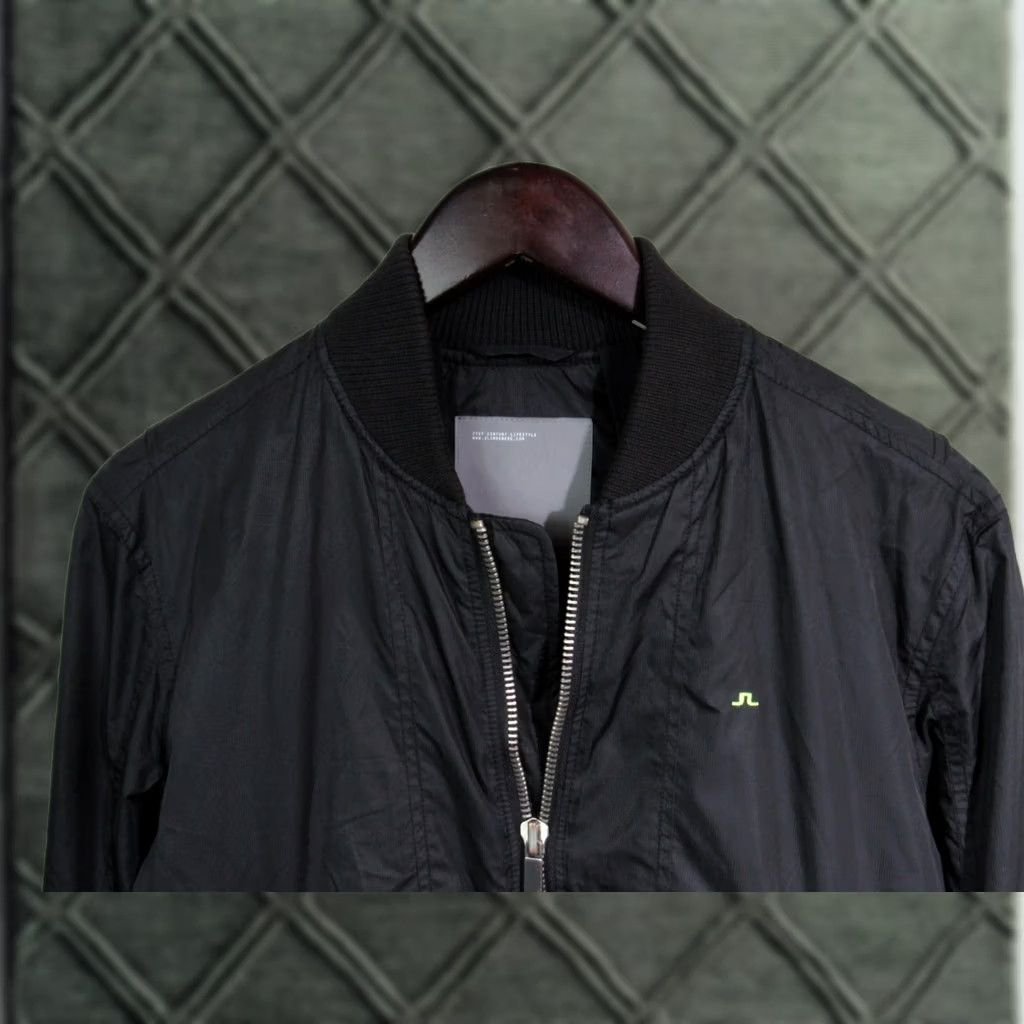 J.Lindeberg J.Lindeberg Mens M Full Zip Black Casual Golf Jacket Bomber Jacket Sports Golf Regular Fit Size US M / EU 48-50 / 2 - 1 Thumbnail
