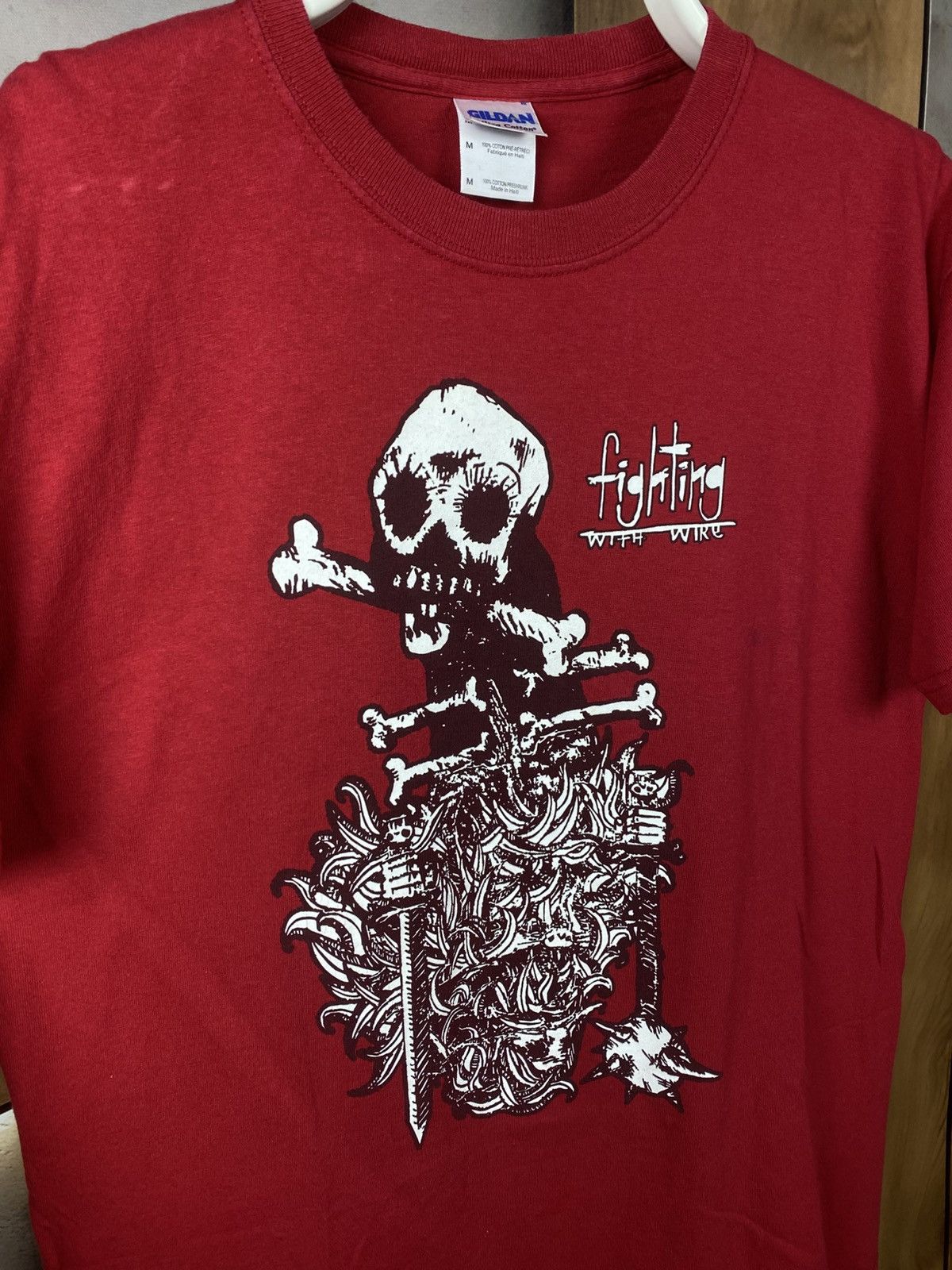 Band Tees 💀Vintage T-Shirt TOP DOG Fighting With Wire VTG Tee💀 Size US M / EU 48-50 / 2 - 2 Thumbnail