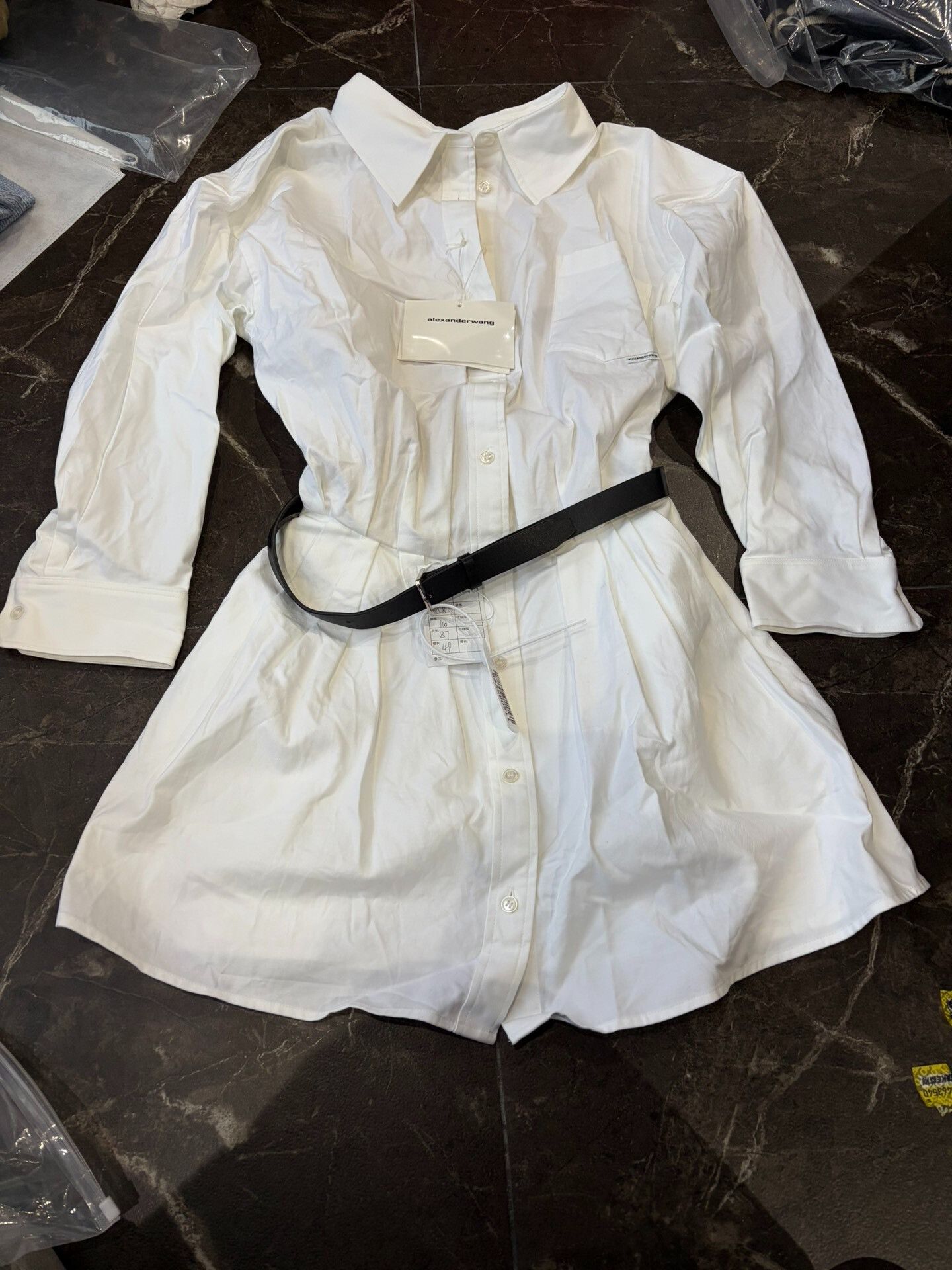 Alexander Wang White Shirt Dress - www.rajagirimanappuram.com