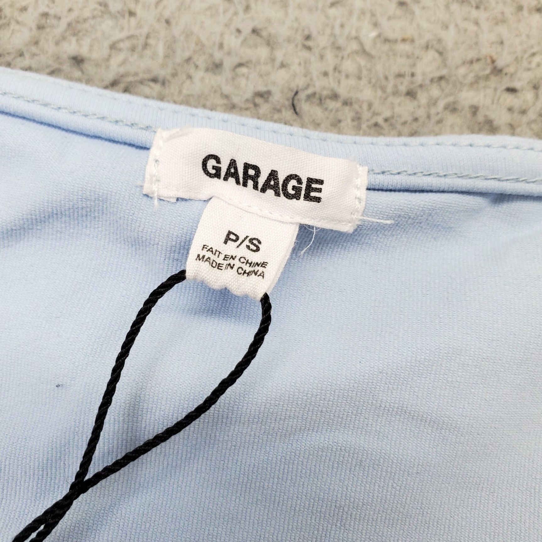 Garage Garage Mini Dress Womens PS Blue Stretch Square Neck Cap Sleeve Short Short Dress Size S / US 4 / IT 40 - 6 Thumbnail