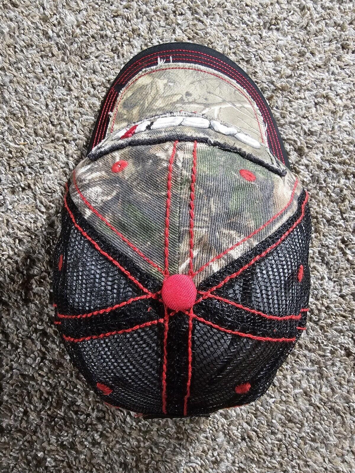 Designer CASE IH licensed distressed-style camouflage adjustable hat Size ONE SIZE - 3 Thumbnail