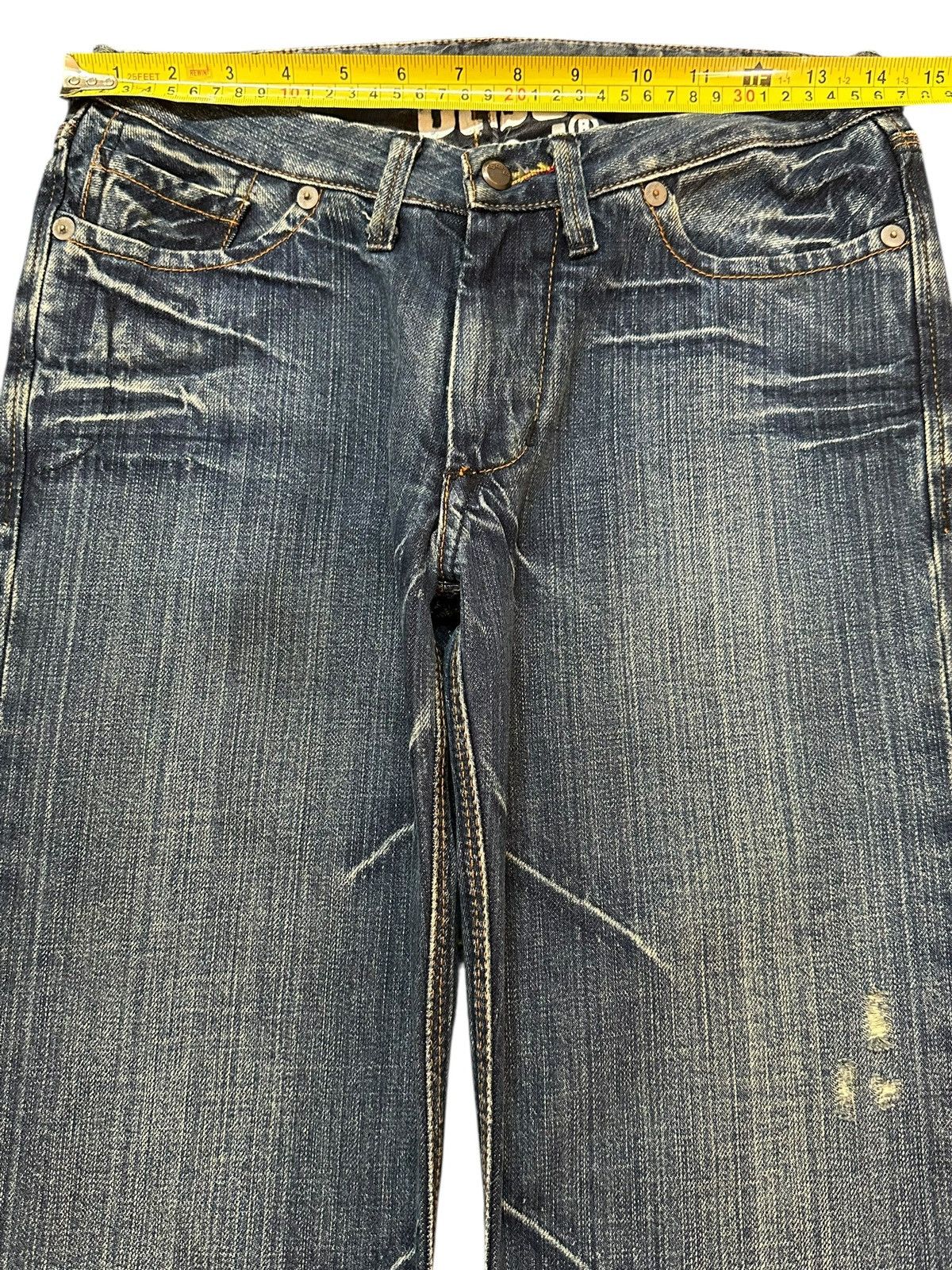 Japanese Brand Vintage Japanese Brand Faded Wash Paint Splatter Style Jeans Size US 28 / EU 44 - 11 Thumbnail