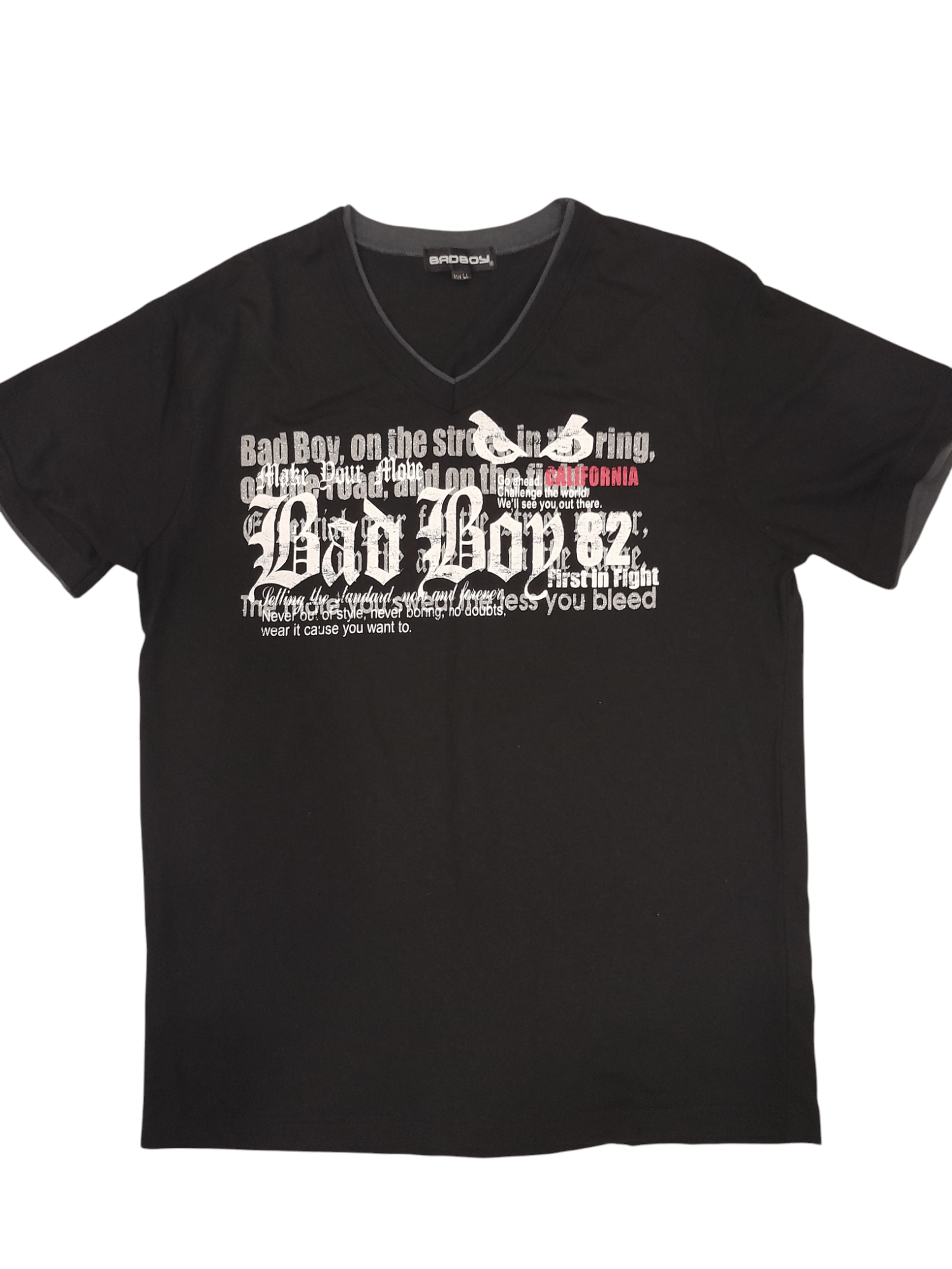 Japanese Brand BAD BOY Shirt (F539) Size US L / EU 52-54 / 3 - 2 Thumbnail