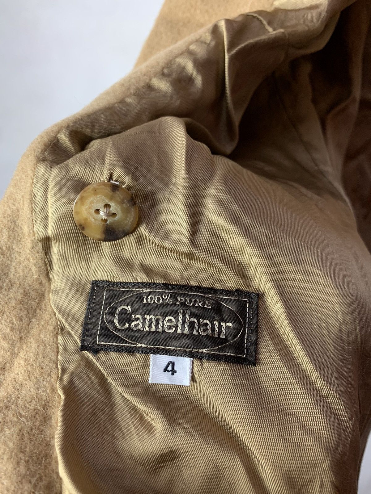 Brooks Brothers 🔥Vintage Brooks Brothers Camelhair Suits Blazer Coat Size 40S - 5 Thumbnail