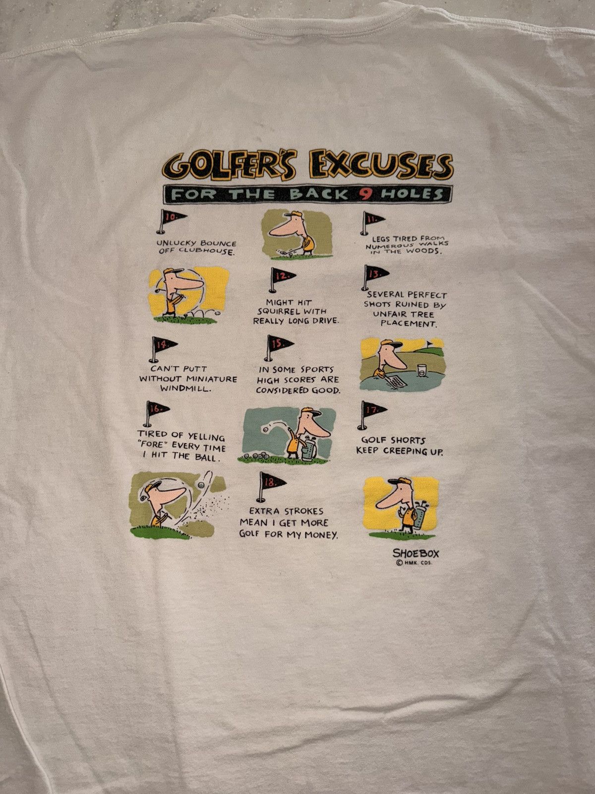 Jerzees Vintage Golf Humor tee Size US XL / EU 56 / 4 - 4 Thumbnail