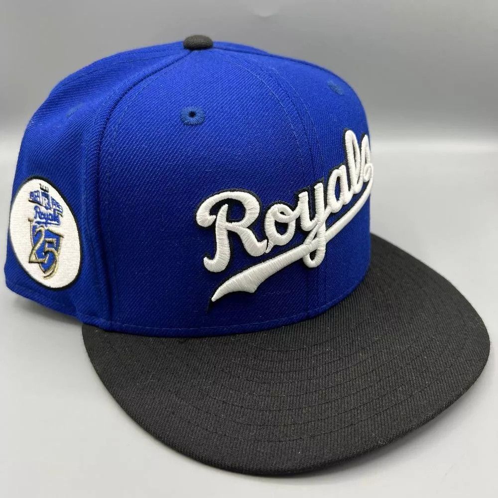 New Era Kansas City Royals Hat Men 7 1/2 59Fifty New Era Fitted Cap Size ONE SIZE - 1 Thumbnail