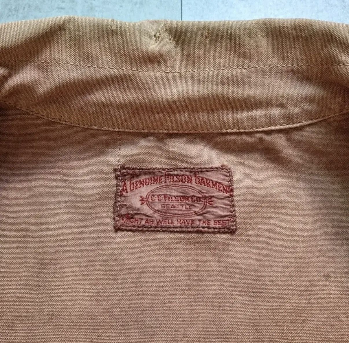 Filson Vintage Filson Tin Cloth Cruiser Jacket 80s/90s Patina L Size US L / EU 52-54 / 3 - 9 Thumbnail