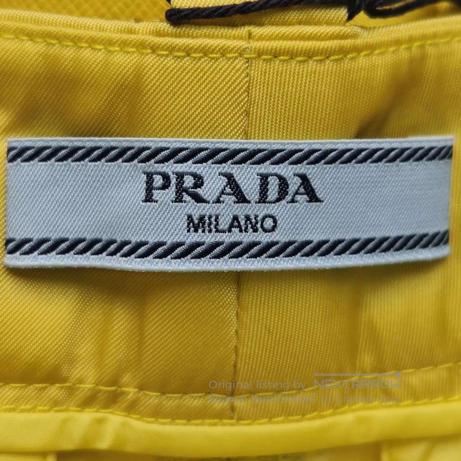 Prada Prada Yellow Belted Shorts with Pouch . Size 39" - 5 Thumbnail