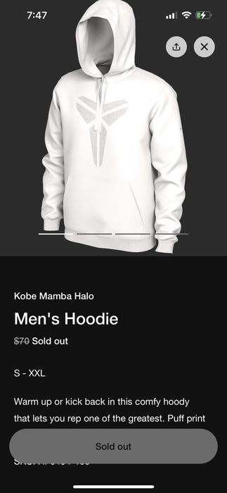 Kobe Mamba Halo Hoodie All Over Printed Nike Kobe Halo Hoodie Kobe