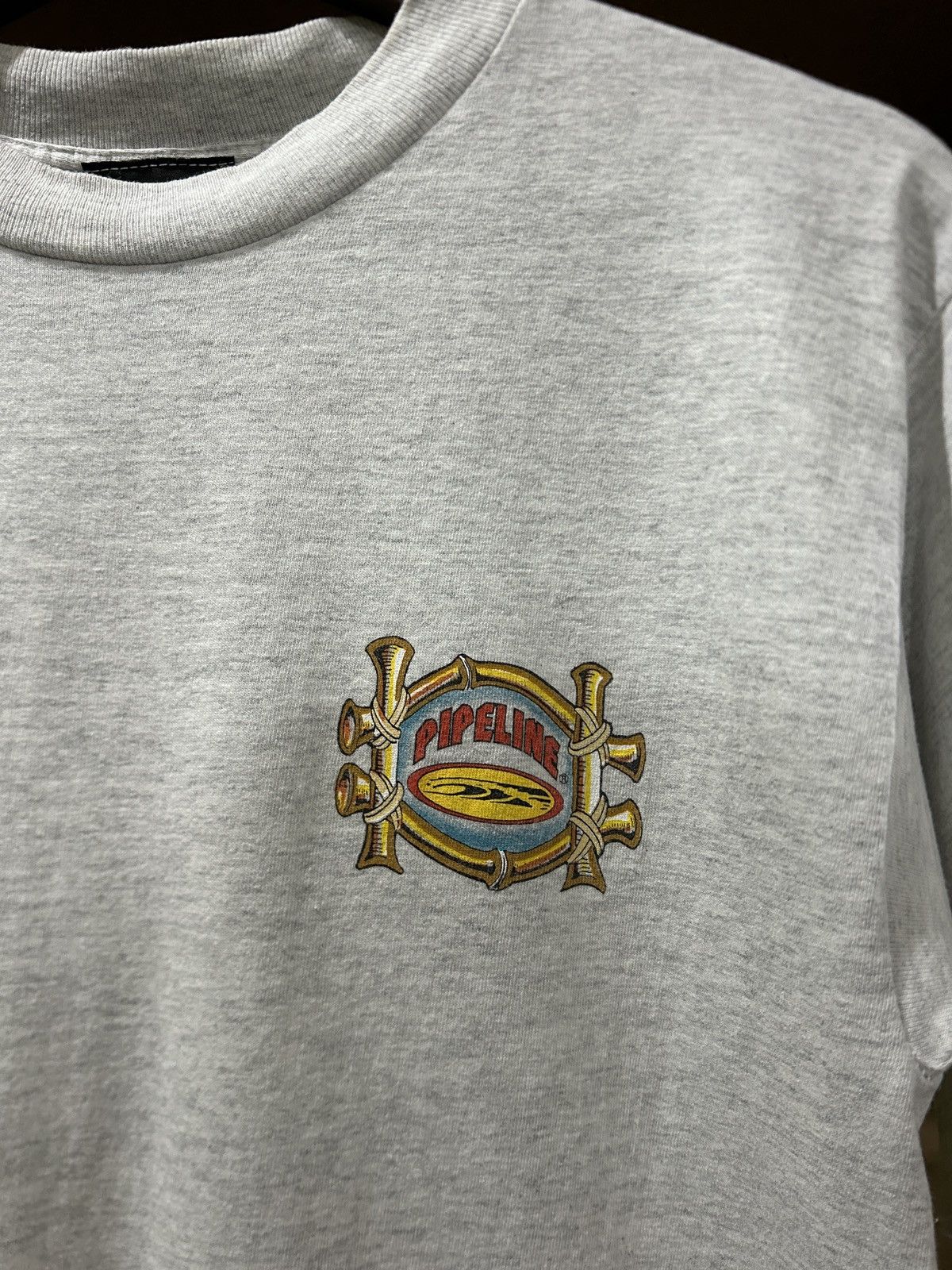 Vintage Vintage 1990s Pipeline USA Surf Flames Designs Tee Size US M / EU 48-50 / 2 - 3 Thumbnail