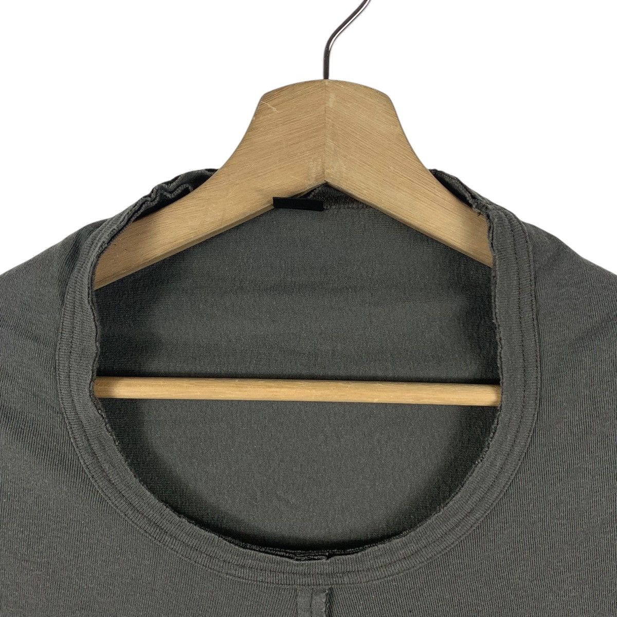 Designer × Vintage × Yohji Yamamoto Vintage Y’S yohji yamamoto cut n sewn grey women tee Size M / US 6-8 / IT 42-44 - 5 Thumbnail