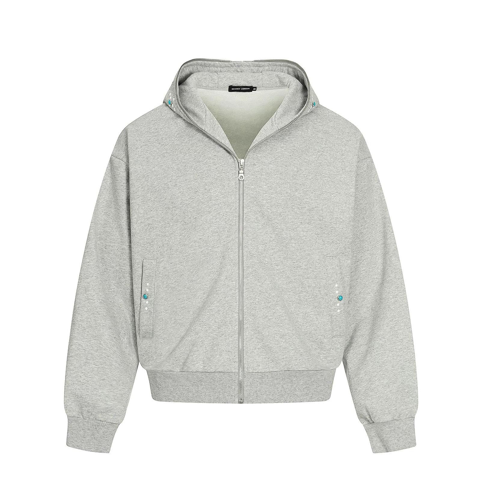 Other Boxy Sapphire Hooded Zip Hoodie Size US L / EU 52-54 / 3 - 3 Thumbnail