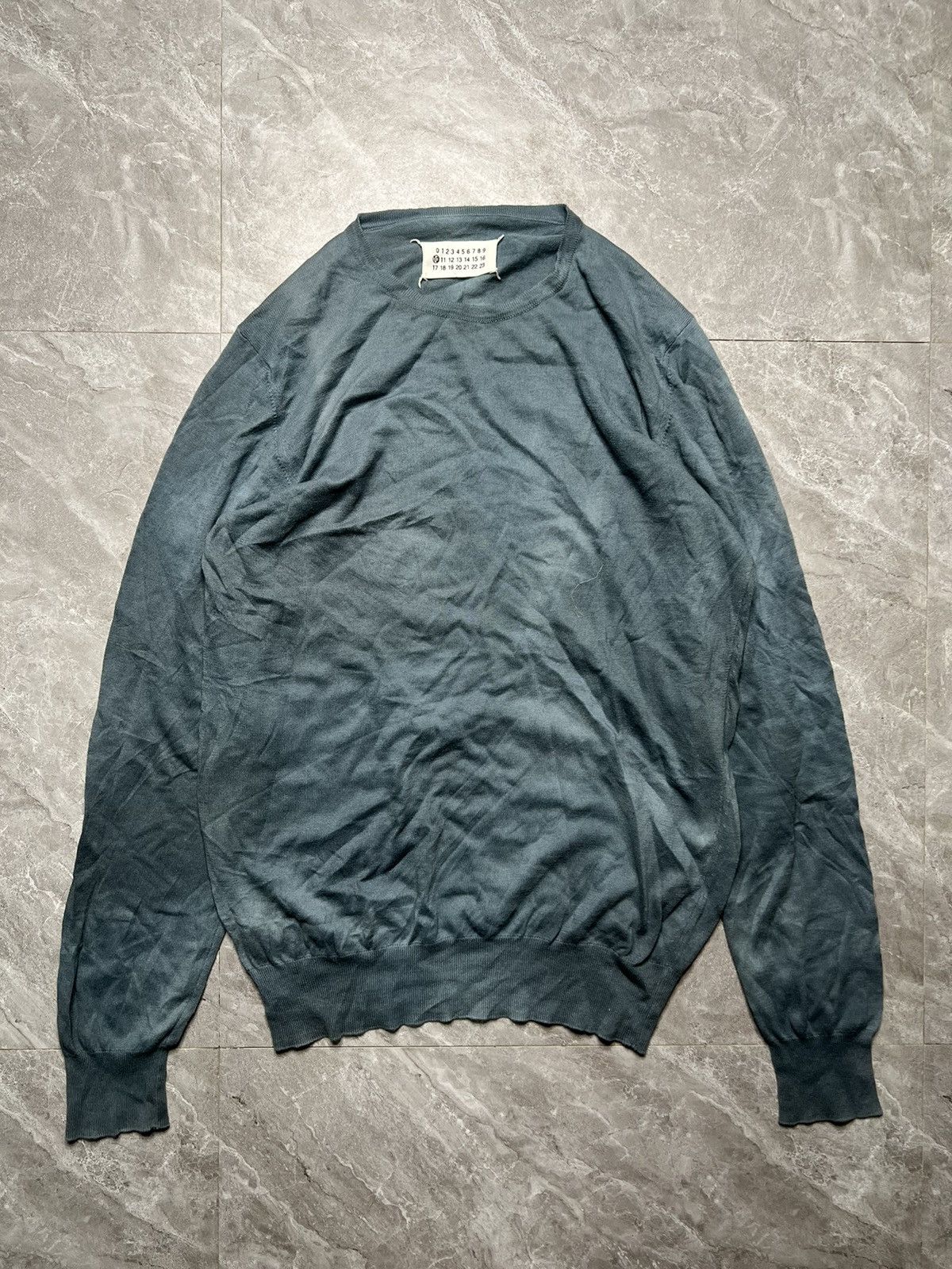 Maison Margiela Maison Margiela Miss DeanaS/S 2003 Tie Dye Knit Sweater Size US L / EU 52-54 / 3 - 1 Thumbnail
