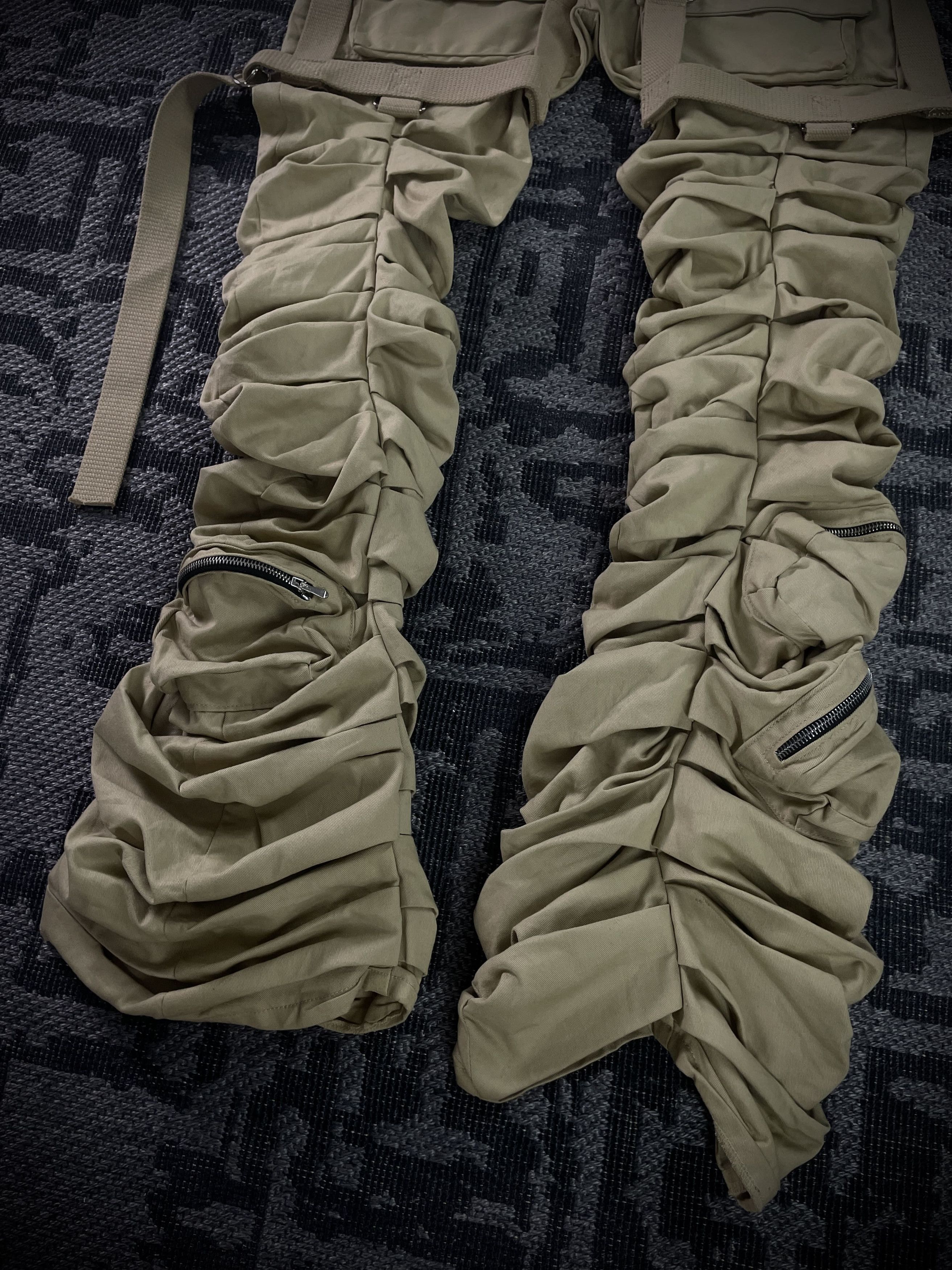Other Kam Vercetti Cargo Flared Pants Size US 32 / EU 48 - 5 Thumbnail
