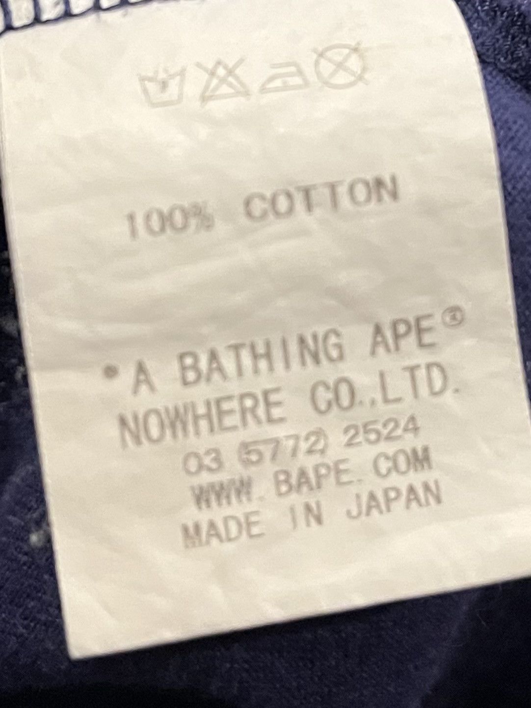 Bape Bape tee shirt Size US M / EU 48-50 / 2 - 6 Thumbnail