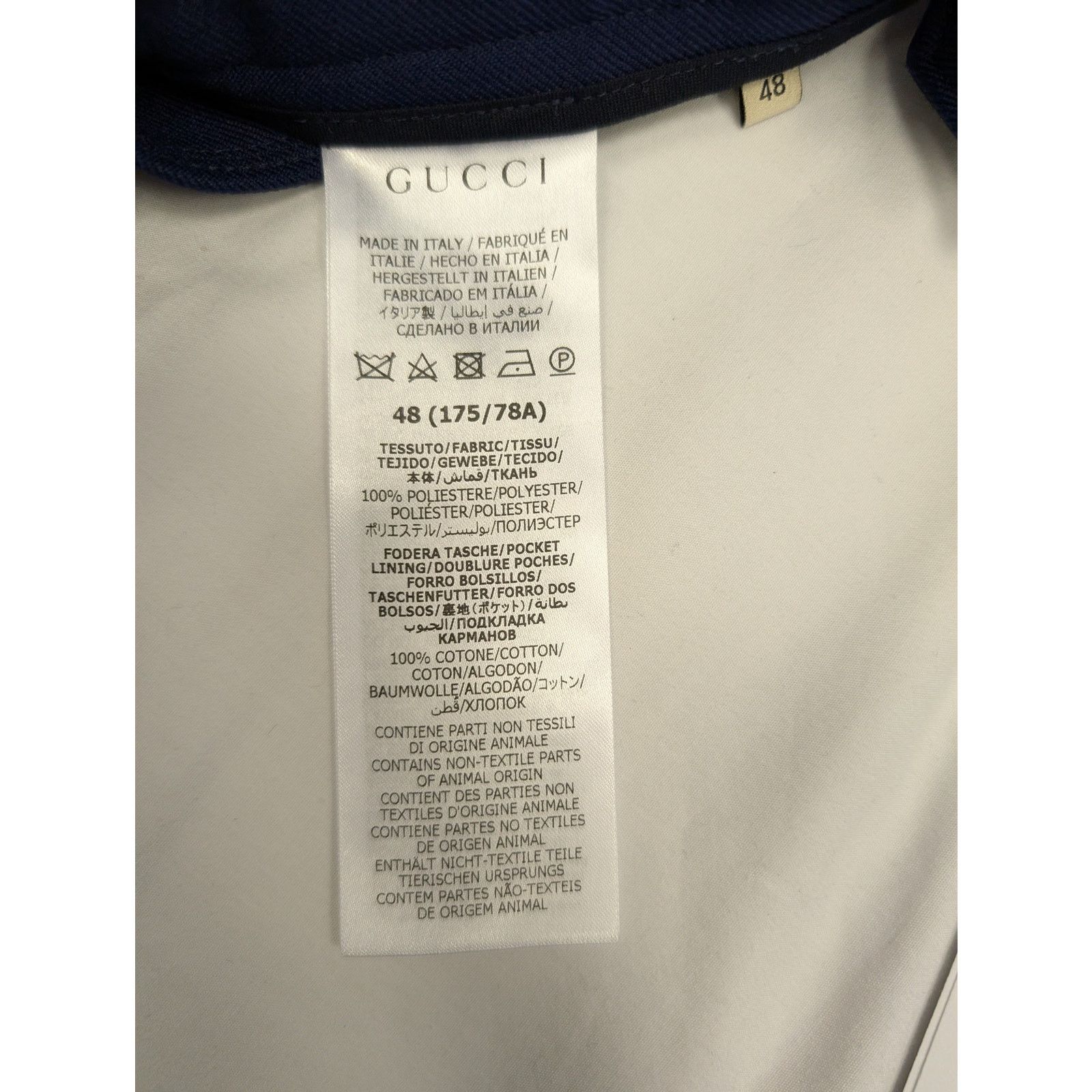 Gucci o1rshd1 Casual Pants in Blue Size US 32 / EU 48 - 13 Thumbnail