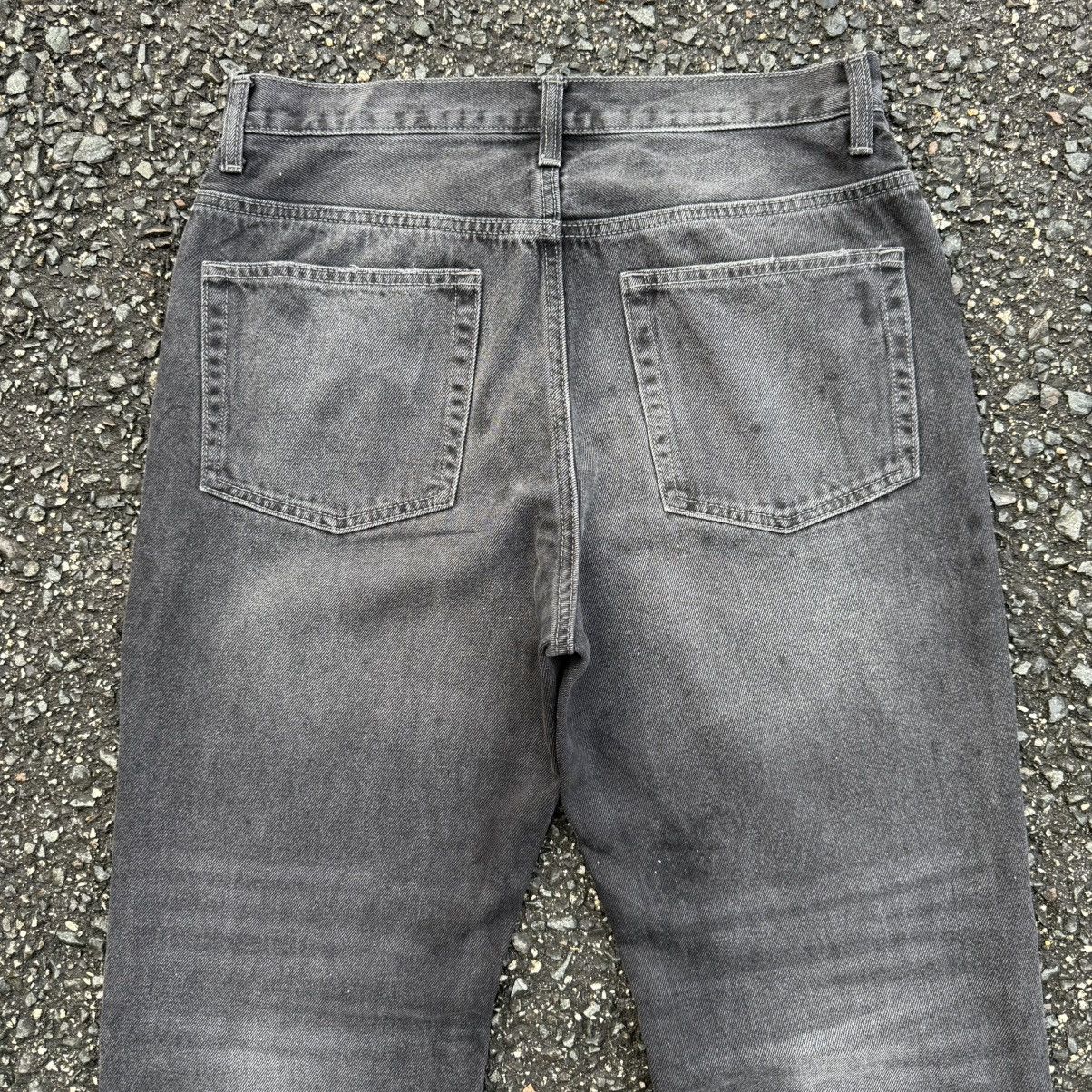 GU VINTAGE GU BLACK DENIM JEAN PANTS Size US 33 - 11 Thumbnail