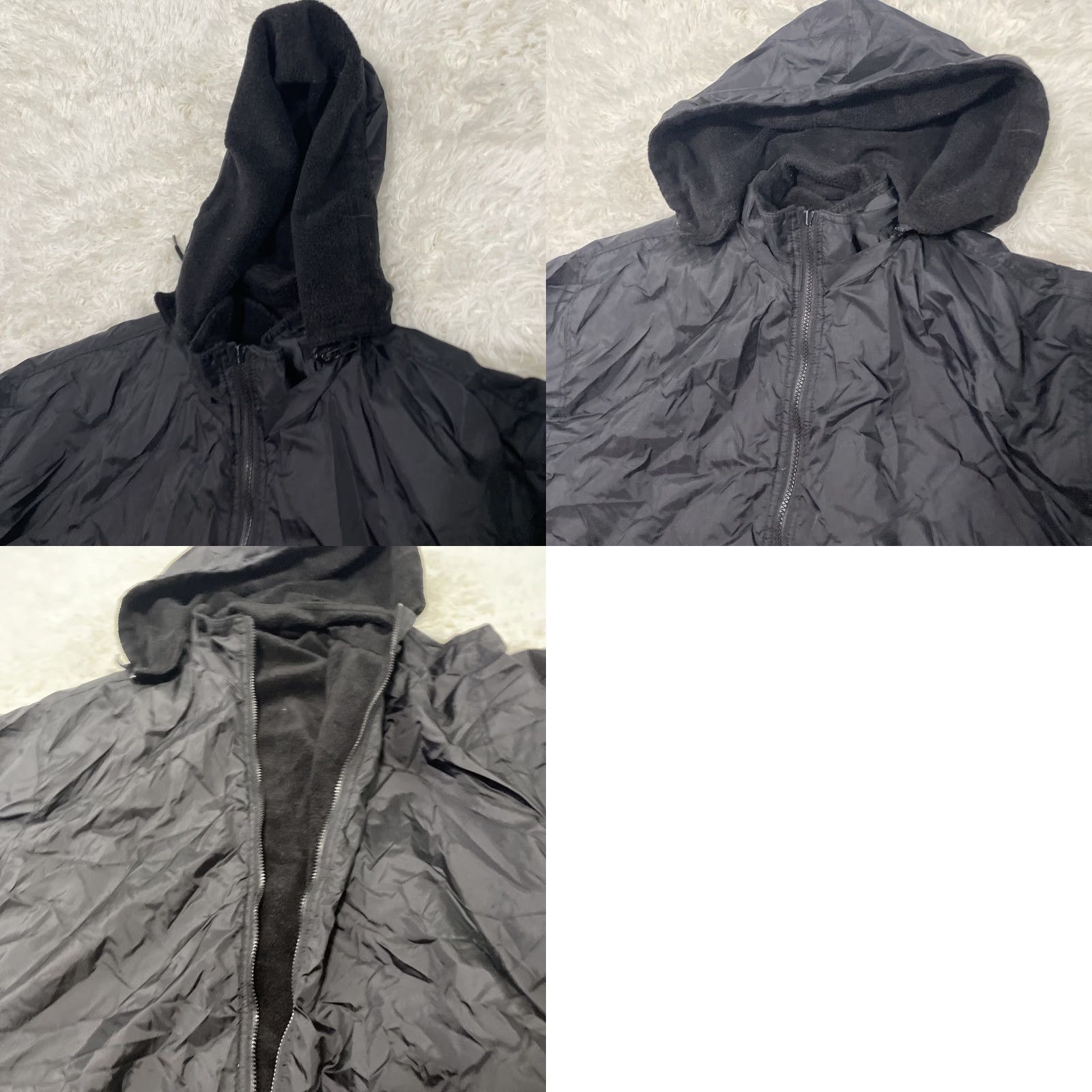 Vintage VINTAGE XNT Jacket Men L Zip Hood Black Geometric Cut Sew Fleece Lined Ski Anorak Nylon Softshell Insulated Regular Size XNT Mens Size US L / EU 52-54 / 3 - 11 Thumbnail