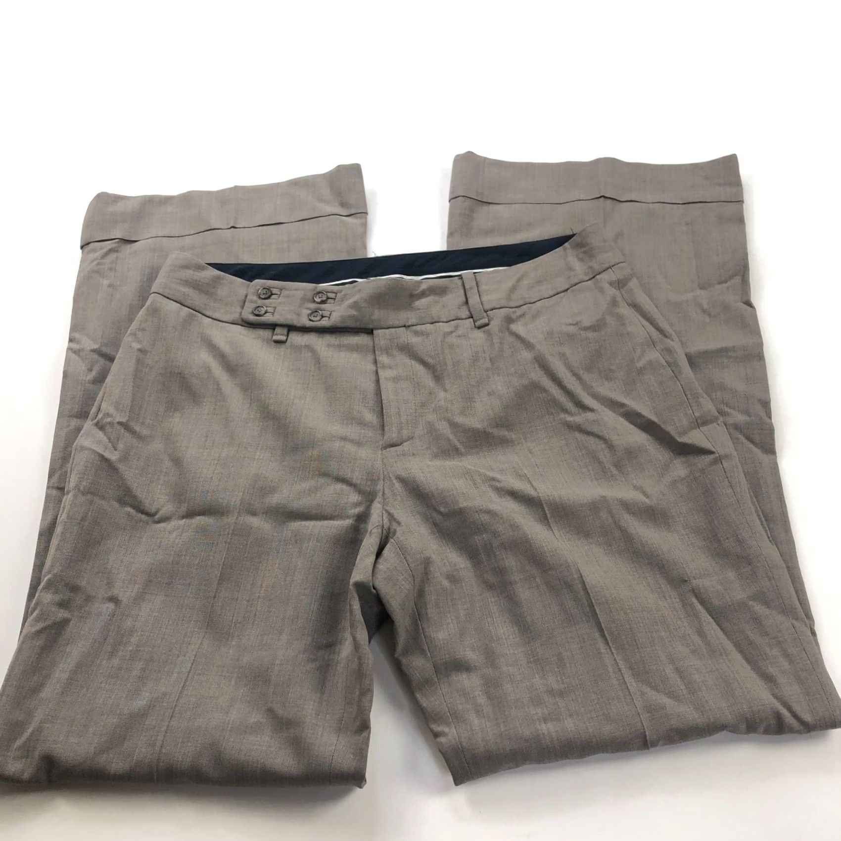 Banana Republic Banana Republic Jackson Fit 12 Mid Rise Wool Dress Pants Gray Dress Pants Womens Size 34" / US 12 / IT 48 - 2 Thumbnail