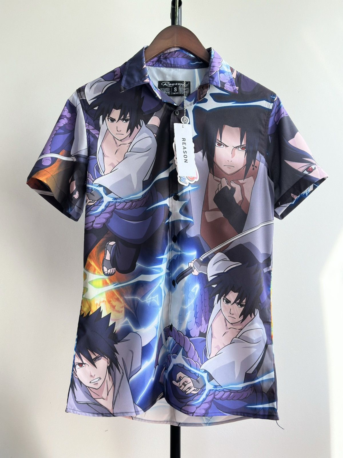 Anime × Japanese Brand Vintage Naruto Shippuden All Over Print Crazy Hawaiian Shirt Size US S / EU 44-46 / 1 - 1 Thumbnail