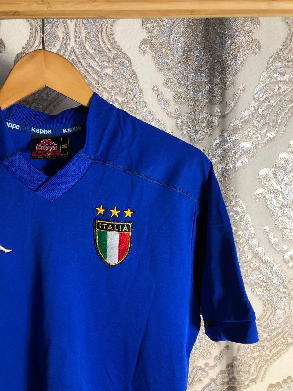 Kappa × Vintage VERY RARE KAPPA TALY RETRO SOCCER JERSEY BLOKECORE Y2K 90s Size US M / EU 48-50 / 2 - 2 Thumbnail