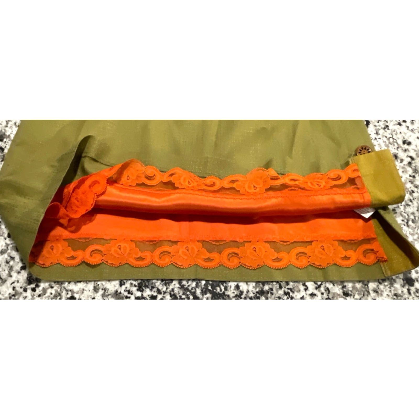 Trina Turk Trina Turk Dress Sz 6 color block shift Silk Blend side button Made In USA Womens Size M / US 6-8 / IT 42-44 - 7 Thumbnail