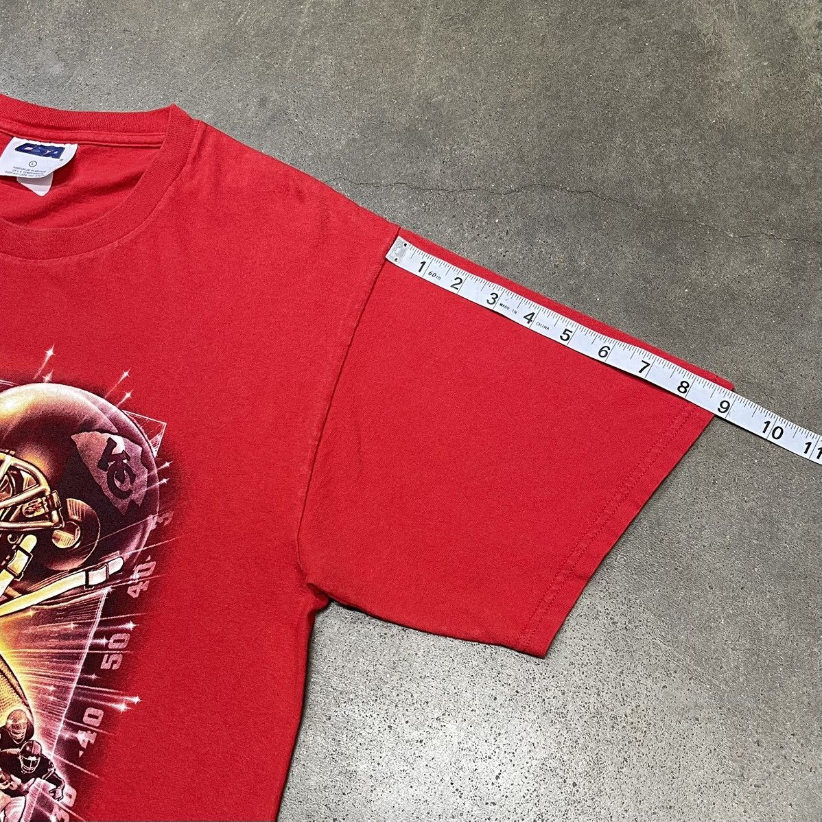 Vintage Vintage KC Kansas City Chiefs NFL Football Graphic Tshirt Size US L / EU 52-54 / 3 - 6 Thumbnail