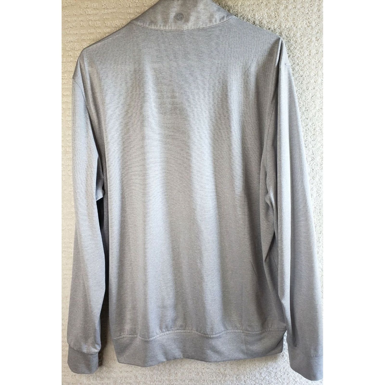 Vintage STITCH Golf 1/4 Zip Pullover Activewear Sweater Grey Men's Large Spring Island Golf Sports Size US L / EU 52-54 / 3 - 5 Thumbnail