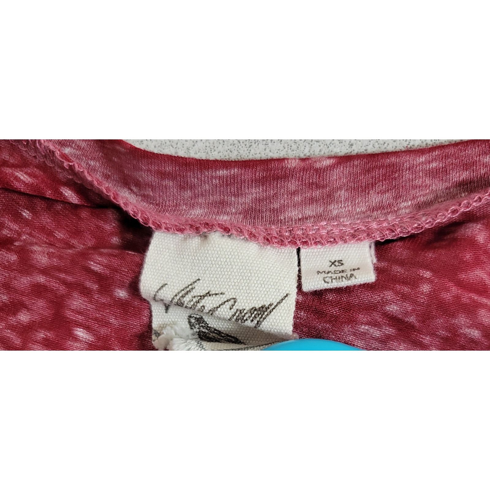 Other White Crow Buckle Burgundy Burnout Shirt XS V Nec Size XS / US 0-2 / IT 36-38 - 3 Thumbnail