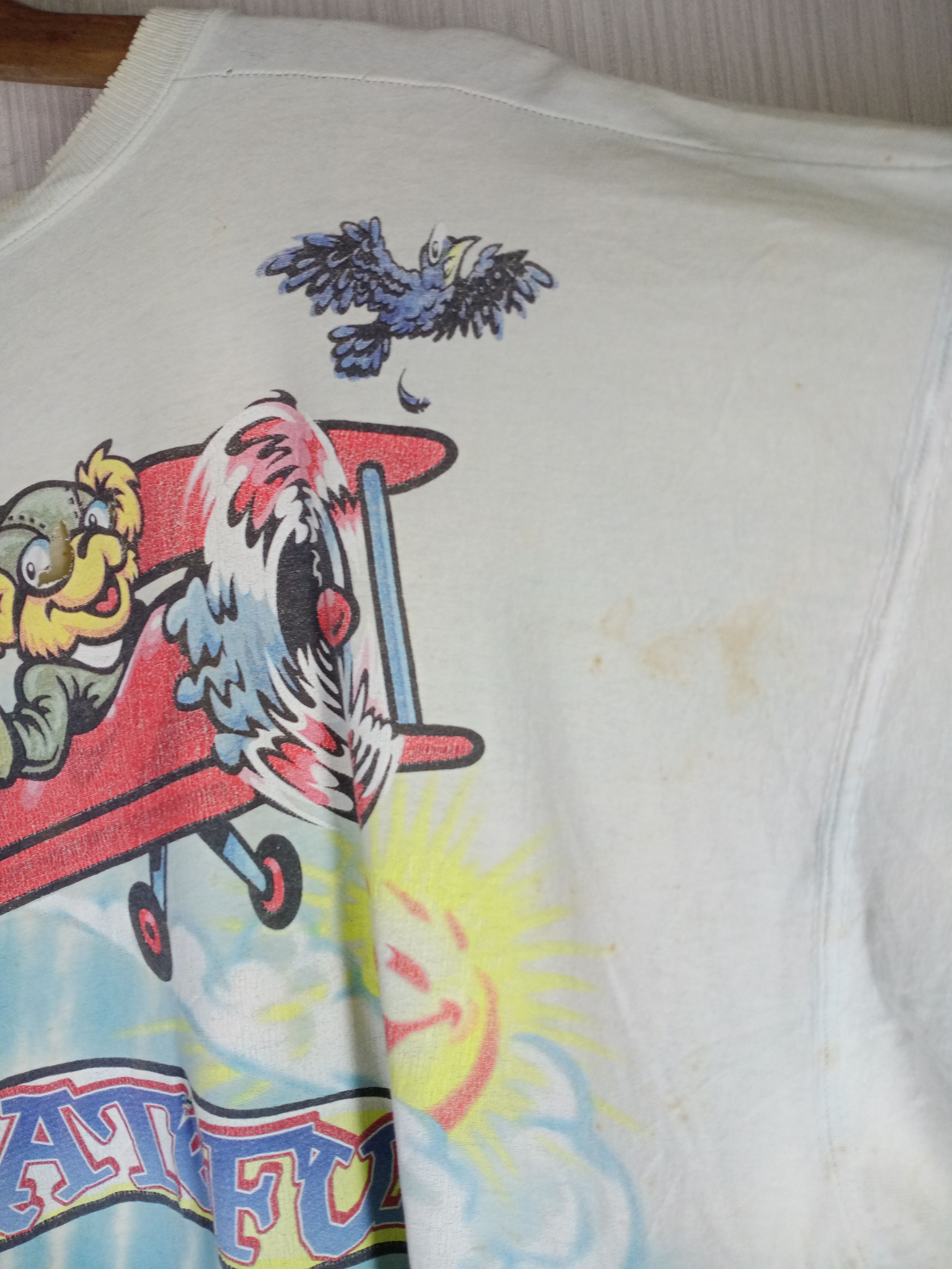 Grateful Dead × Liquid Blue Very Rare Vintage 90s Grateful Dead Band Distressed Tshirt Size US XL / EU 56 / 4 - 13 Thumbnail