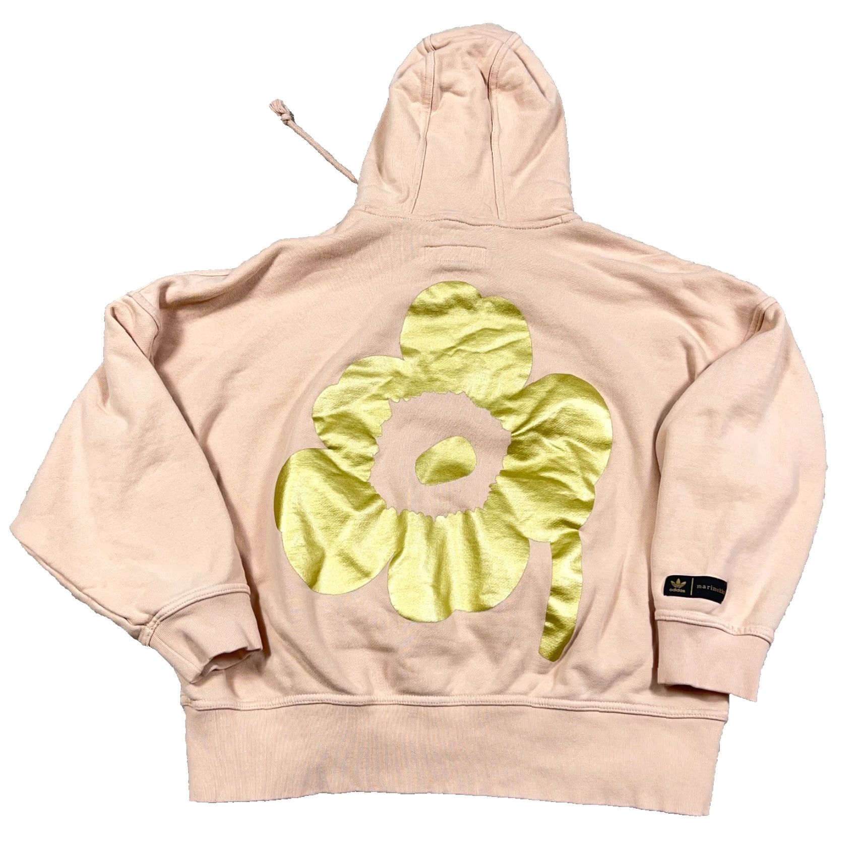 Adidas Adidas Marimekko Hoodie Women XS Pink Logo Hooded Pullover Sweatshirt Sweatshirt Oversized Pullover Hoodie Women XS Pink Adidas Marimekko Size XS / US 0-2 / IT 36-38 - 2 Thumbnail