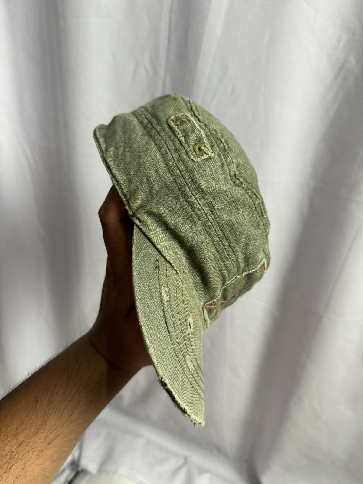 If Six Was Nine × Japanese Brand × PPFM Cadet Hats Skulls Koutake Distressed Ifsix goa lgb style Size ONE SIZE - 5 Thumbnail