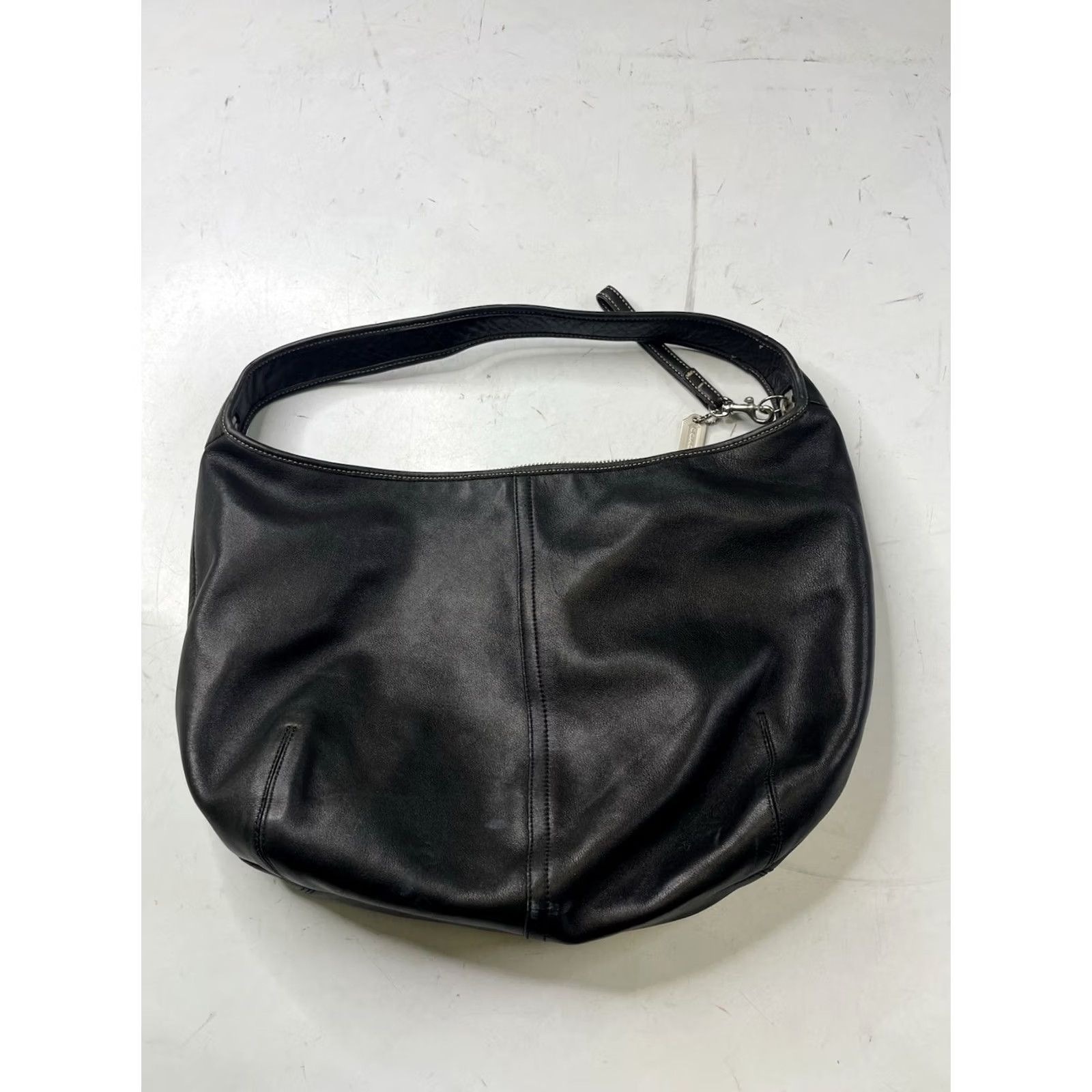 VINTAGE Coach Ergo 9221 Black Leather Hobo Shoulder Bag Y2K Slouch 