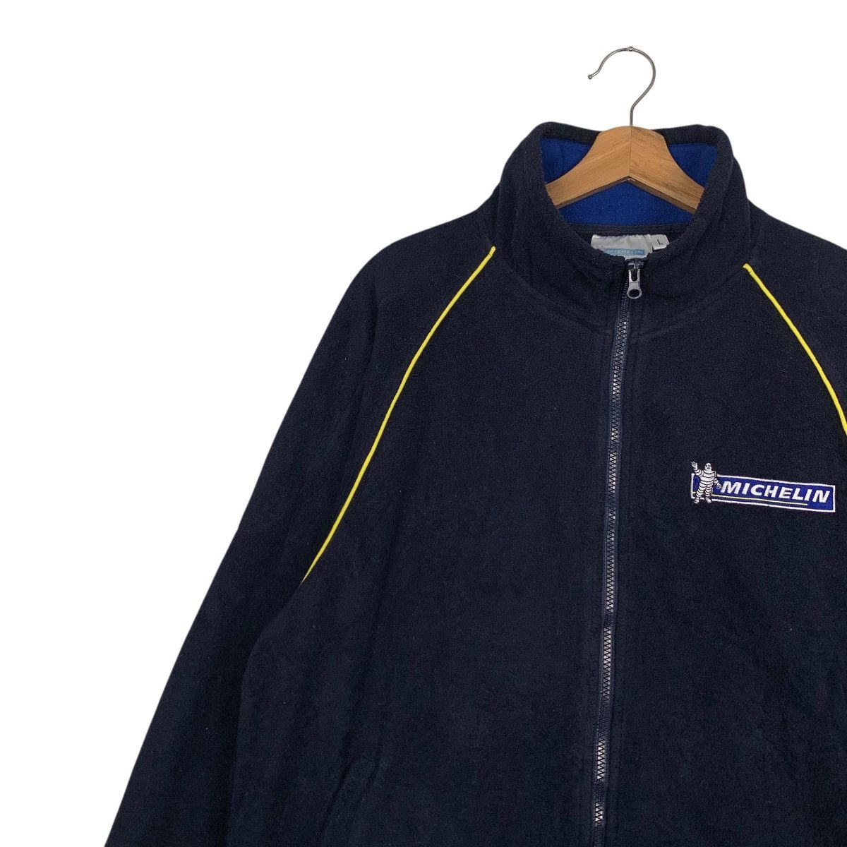 Other Vintage MICHELIN Fleece Zipper Jacket #2929-C132 Size US L / EU 52-54 / 3 - 6 Thumbnail