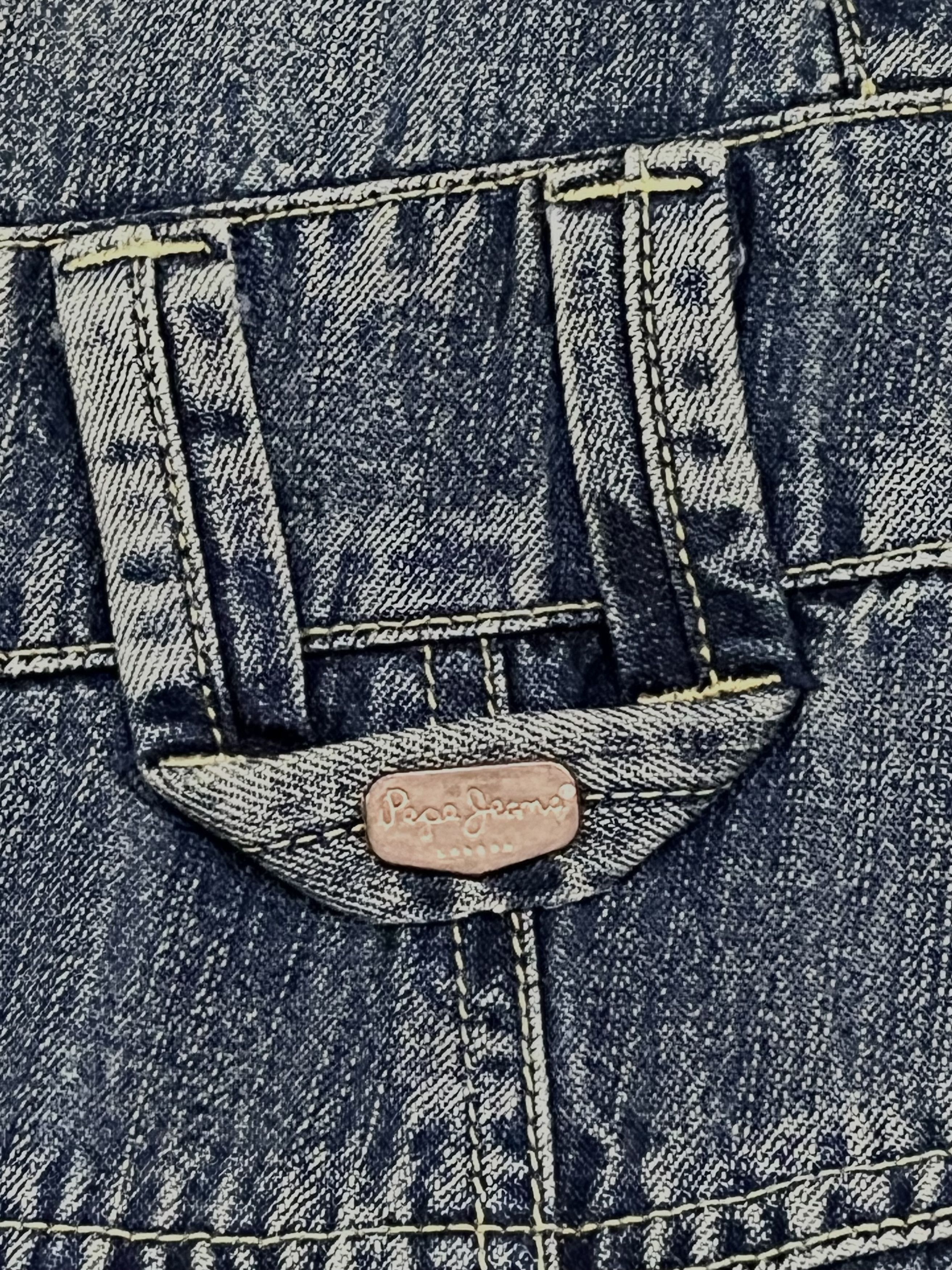 Pepe Jeans SIZE 48” BIG SIZE ULTRA RARE💥Vtg PEPE JEANS Patchwork Denim Size US 44 / EU 60 - 15 Thumbnail