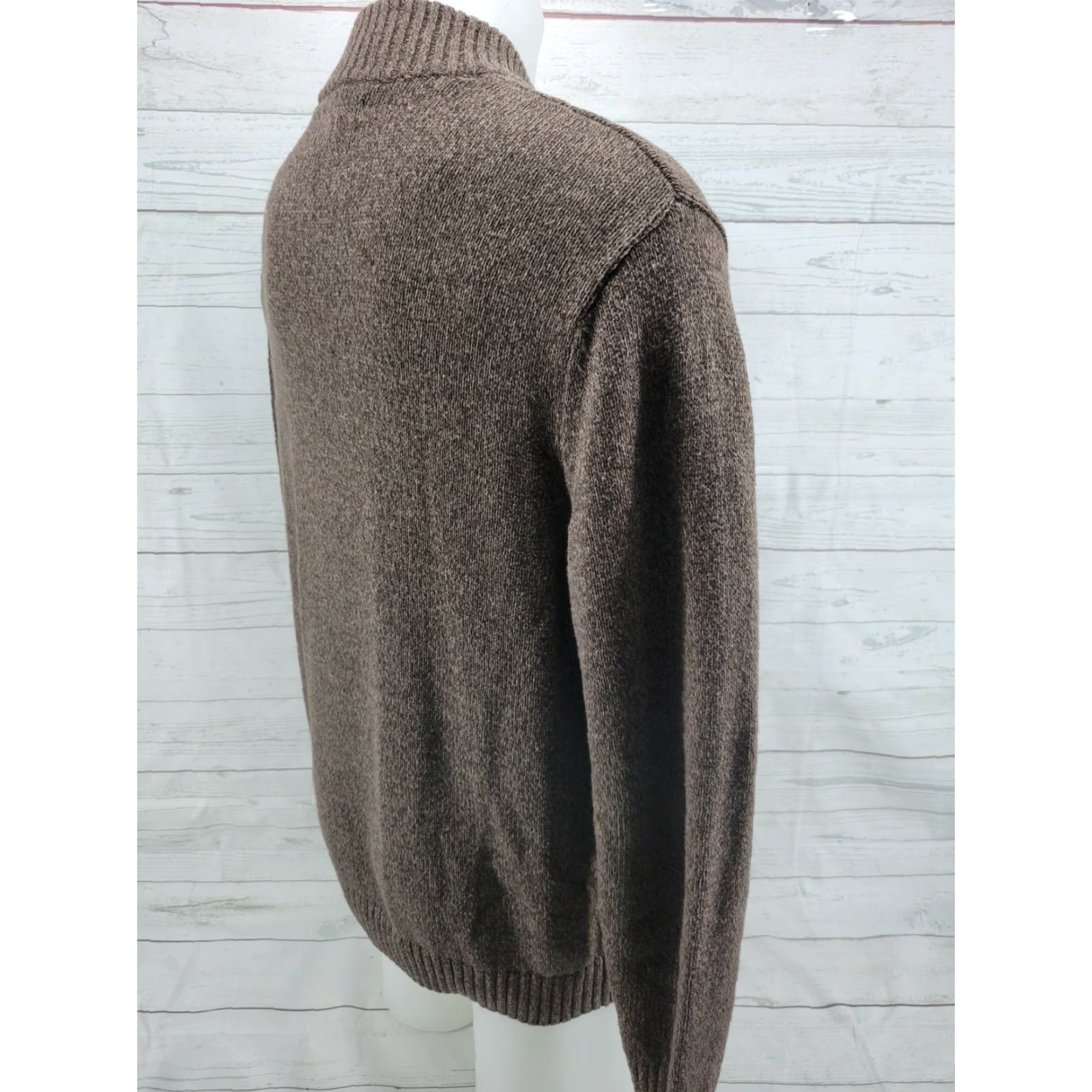 Chaps Chaps Sweater 3 Button Cotton Men's Size Large Brown Shirt MENS Regular Knit Mock Neck Vintage: No Size US L / EU 52-54 / 3 - 4 Thumbnail