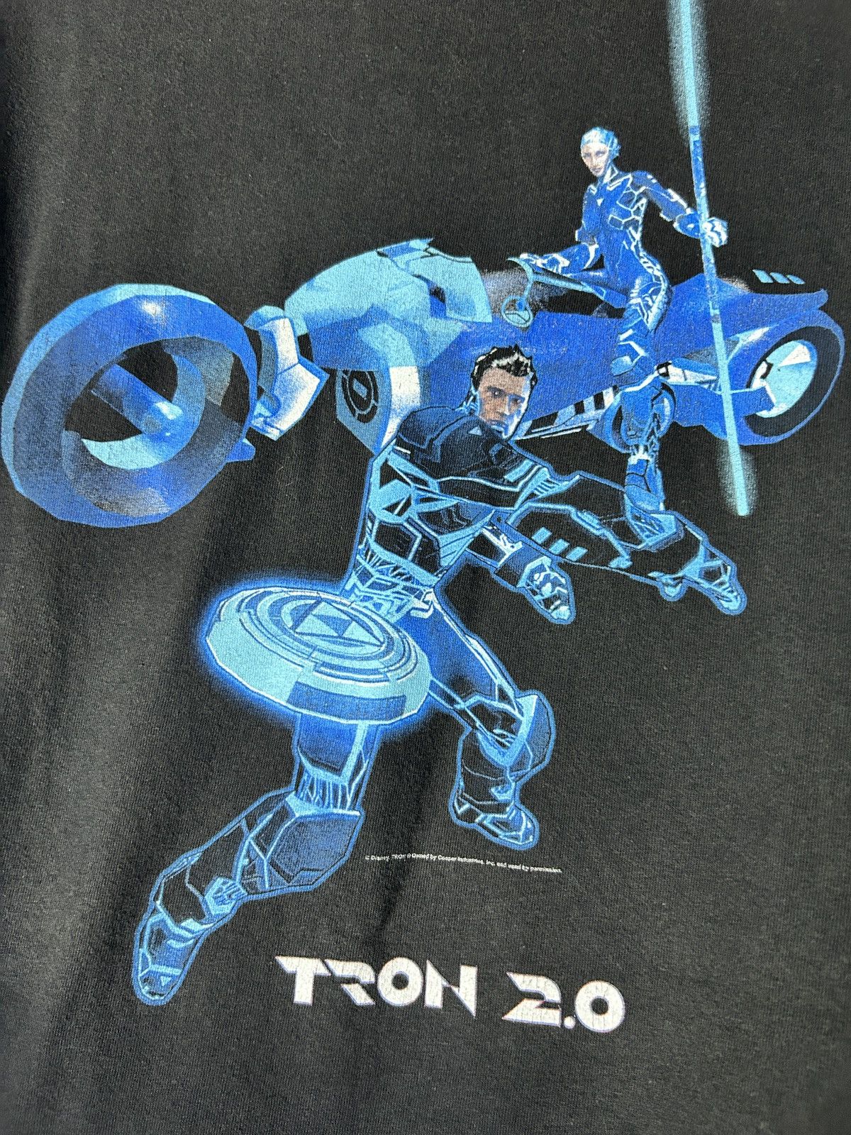Vintage Vintage Rare Disney Tron 2.0 steam video game promo tee Size US XXL / EU 58 / 5 - 2 Thumbnail