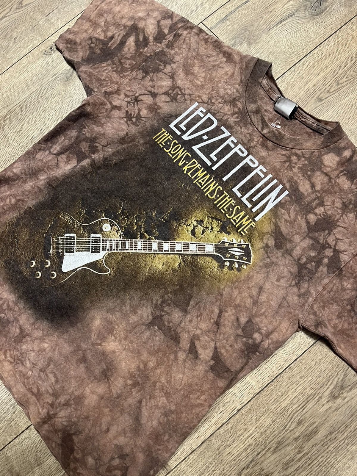 Led Zeppelin Vintage Led Zeppelin Liquid Blue Tie Size US L / EU 52-54 / 3 - 2 Thumbnail