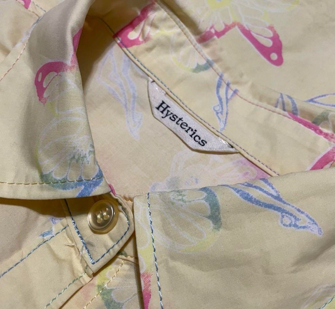 Hysteric Glamour × Japanese Brand × Vintage Hysteric Glamour “Butterfly girl” shirt Size US S / EU 44-46 / 1 - 9 Thumbnail