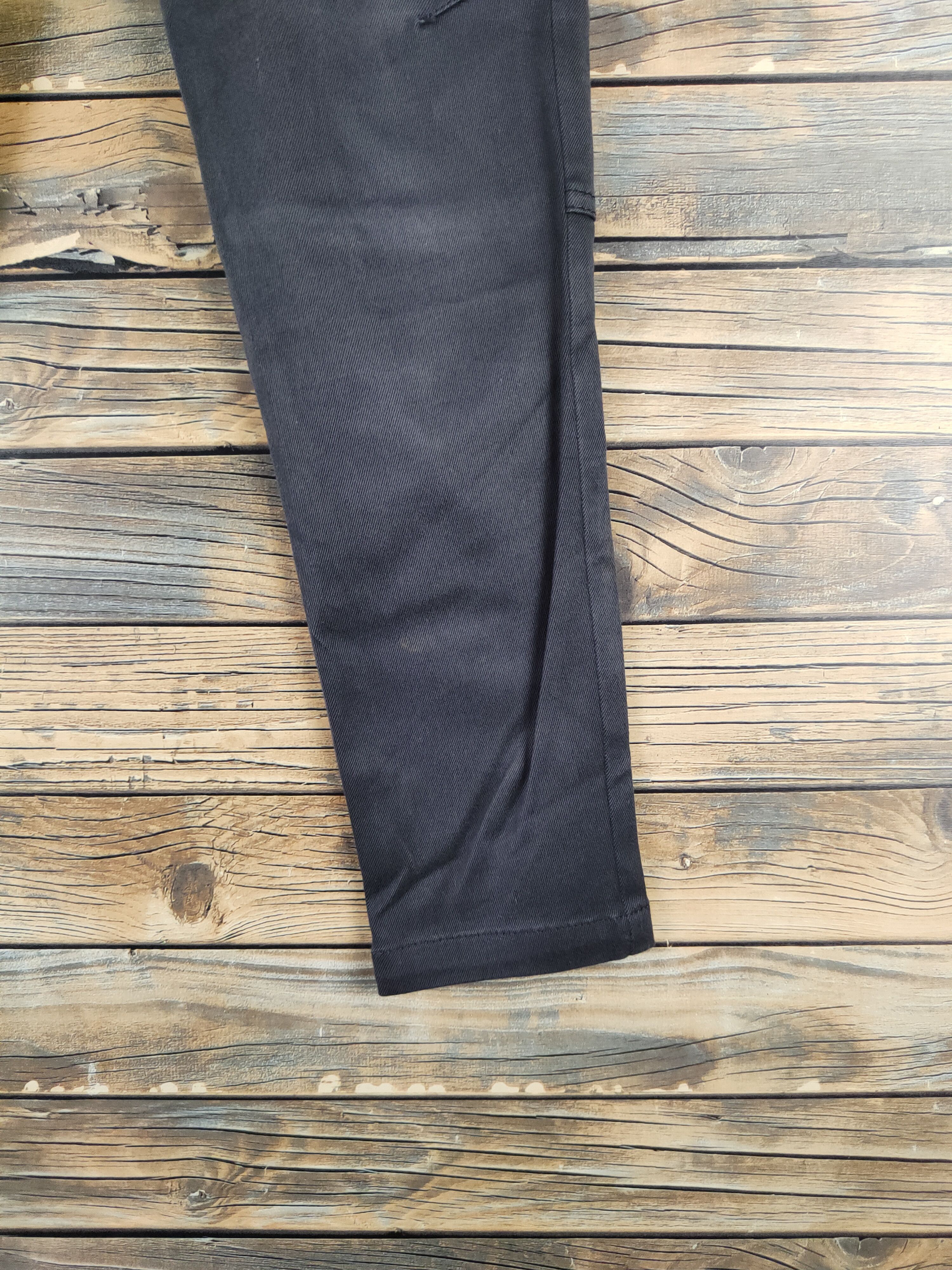 Japanese Brand DL Des Pres Black Multipocket Cargo Pants #2421 Size 26" / US 2 / IT 38 - 6 Thumbnail