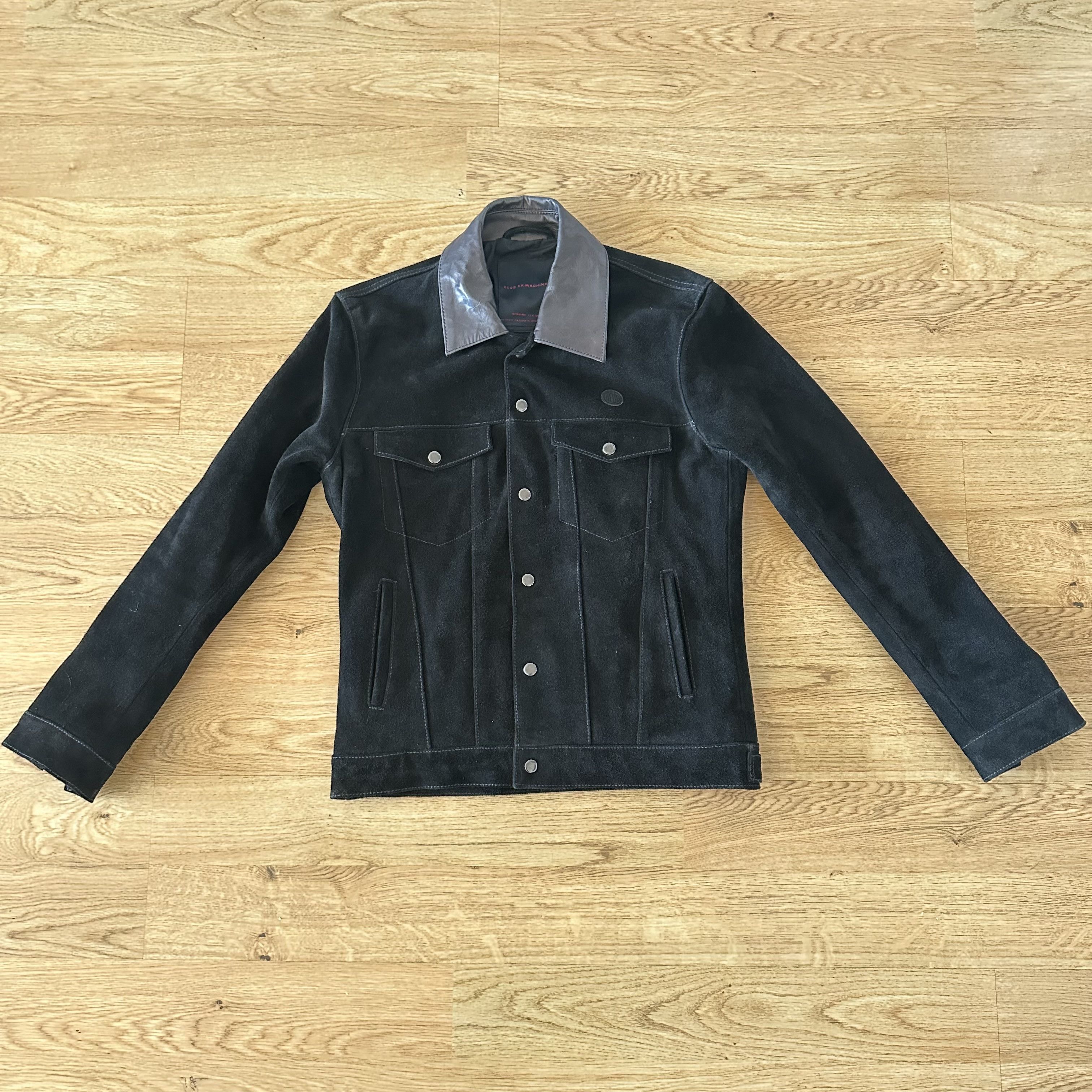 Deus Ex Machina Wildfire Suede Trucker Jacket Size US XS / EU 42 / 0 - 1 Thumbnail