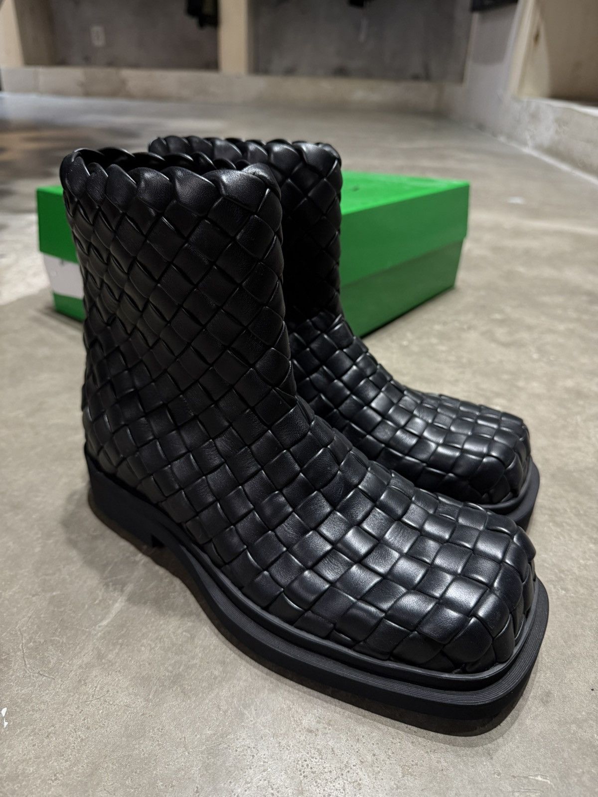 Bottega Veneta *WORN ONCE* Bottega Veneta Intrecciato Boots Sz 42/ Fit 10 Size US 10 / EU 43 - 2 Thumbnail