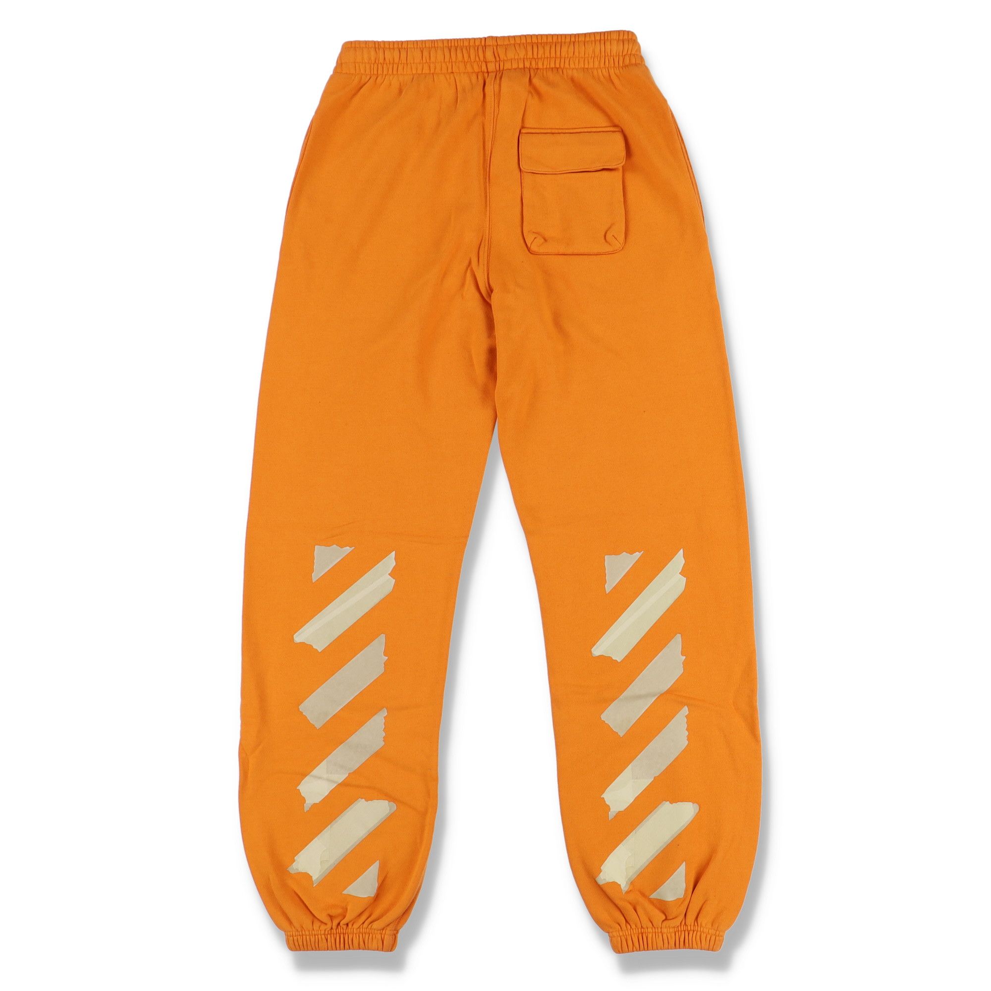 Off-White Orange Tape Diagonals Logo Sweatpants Size US 32 / EU 48 - 8 Thumbnail